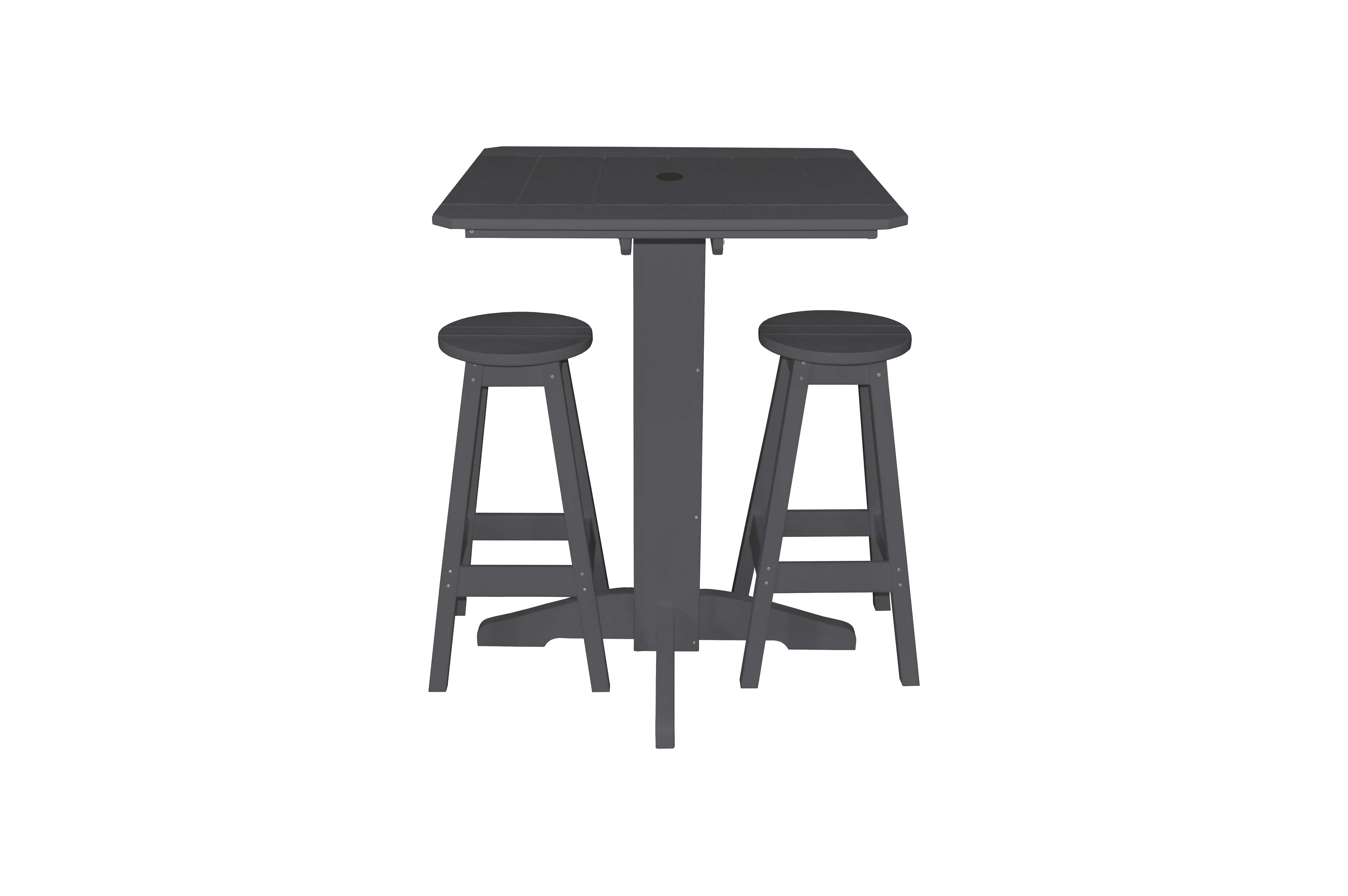 Keystone Amish Co. Sierra 3-Piece Poly Outdoor Bar Set