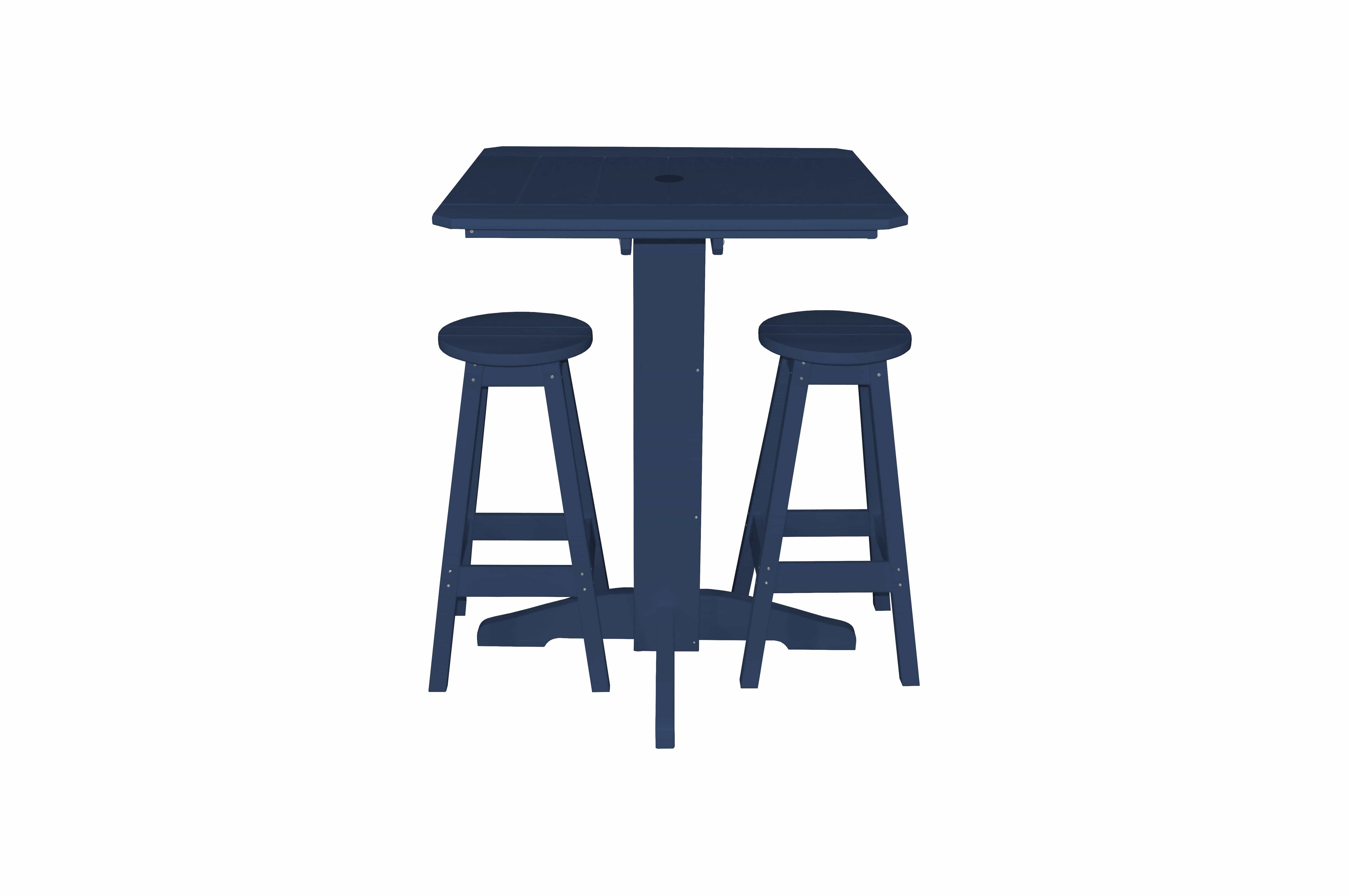 Keystone Amish Co. Sierra 3-Piece Poly Outdoor Bar Set