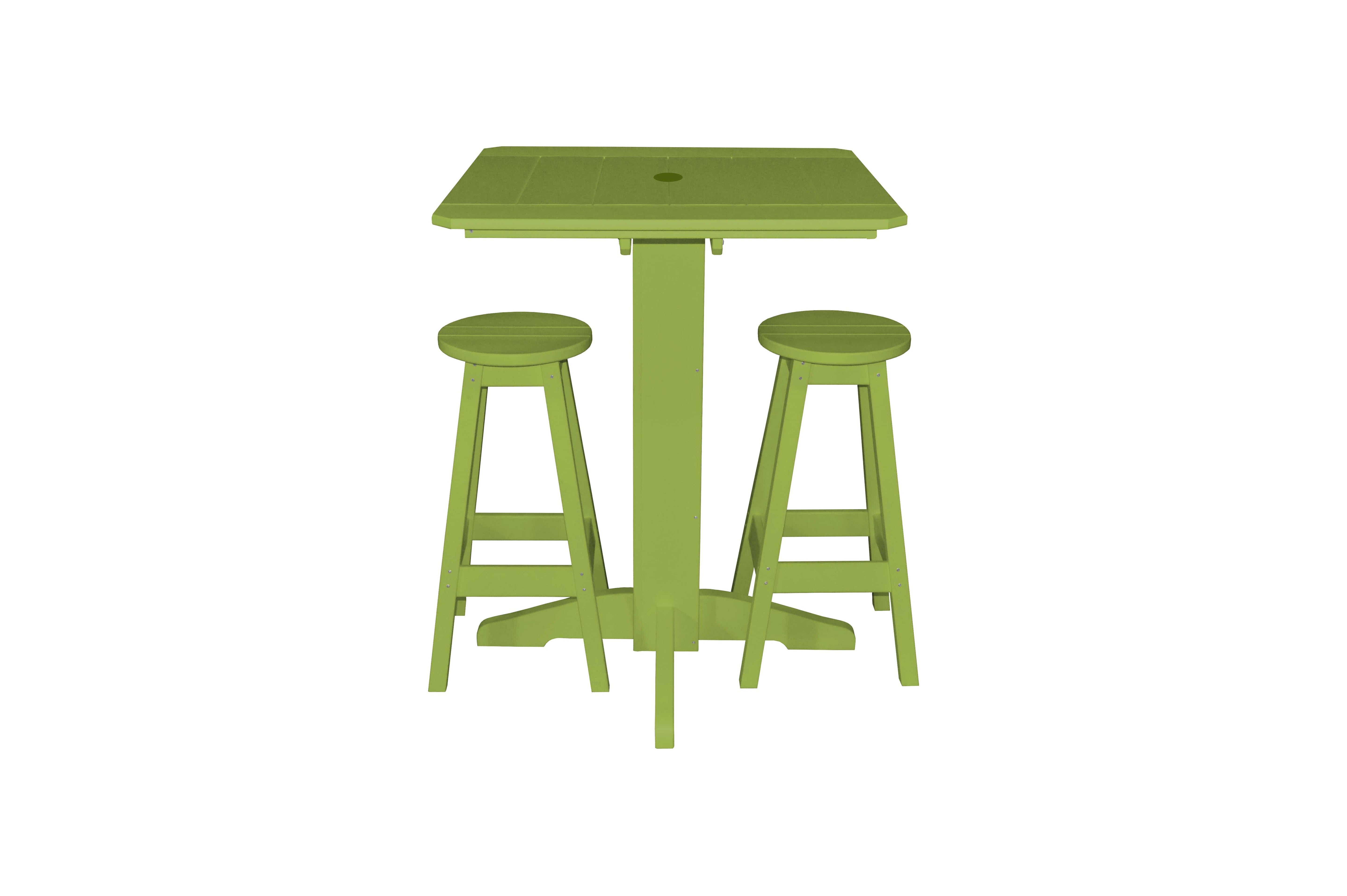 Keystone Amish Co. Sierra 3-Piece Poly Outdoor Bar Set