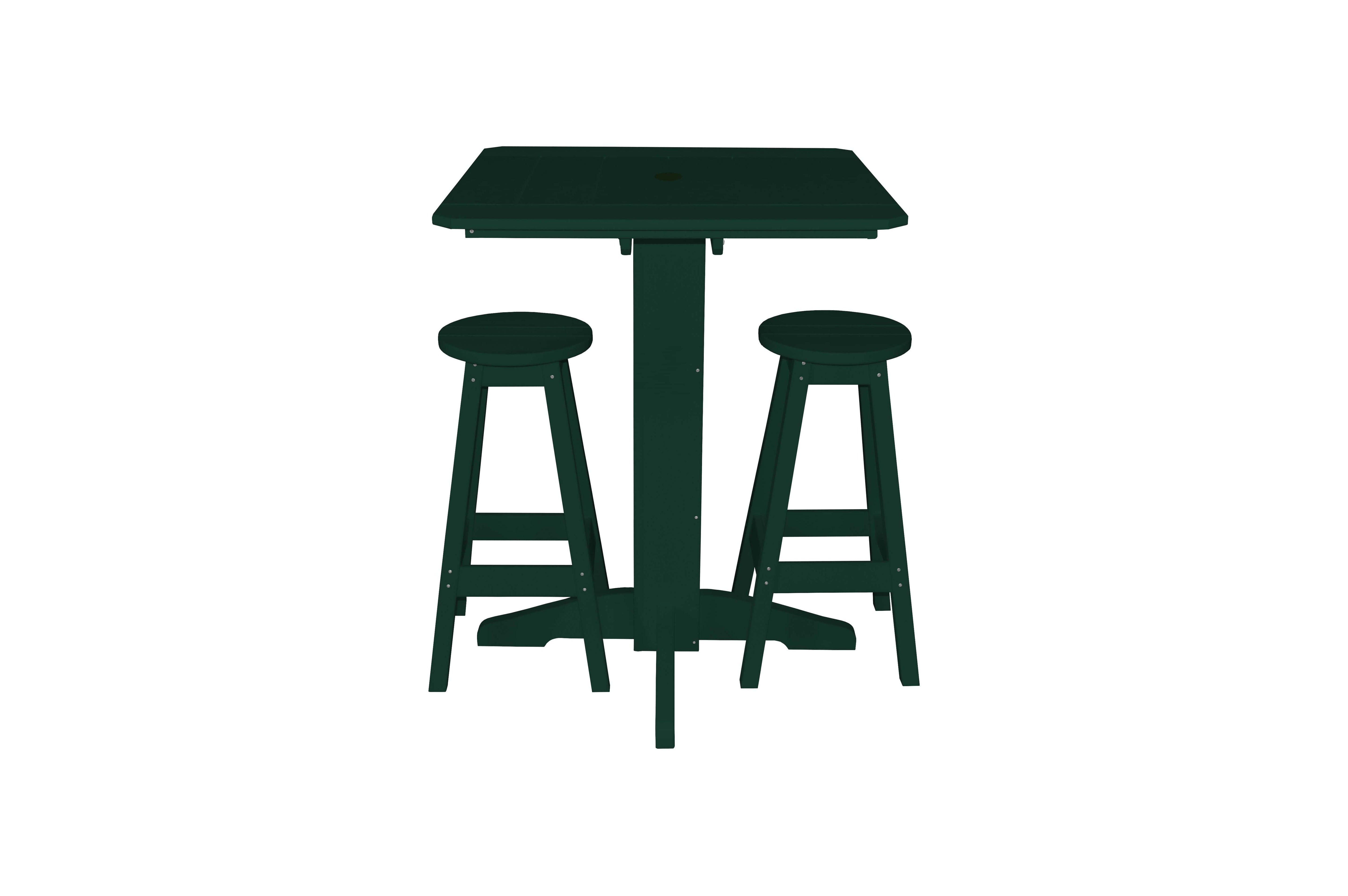 Keystone Amish Co. Sierra 3-Piece Poly Outdoor Bar Set