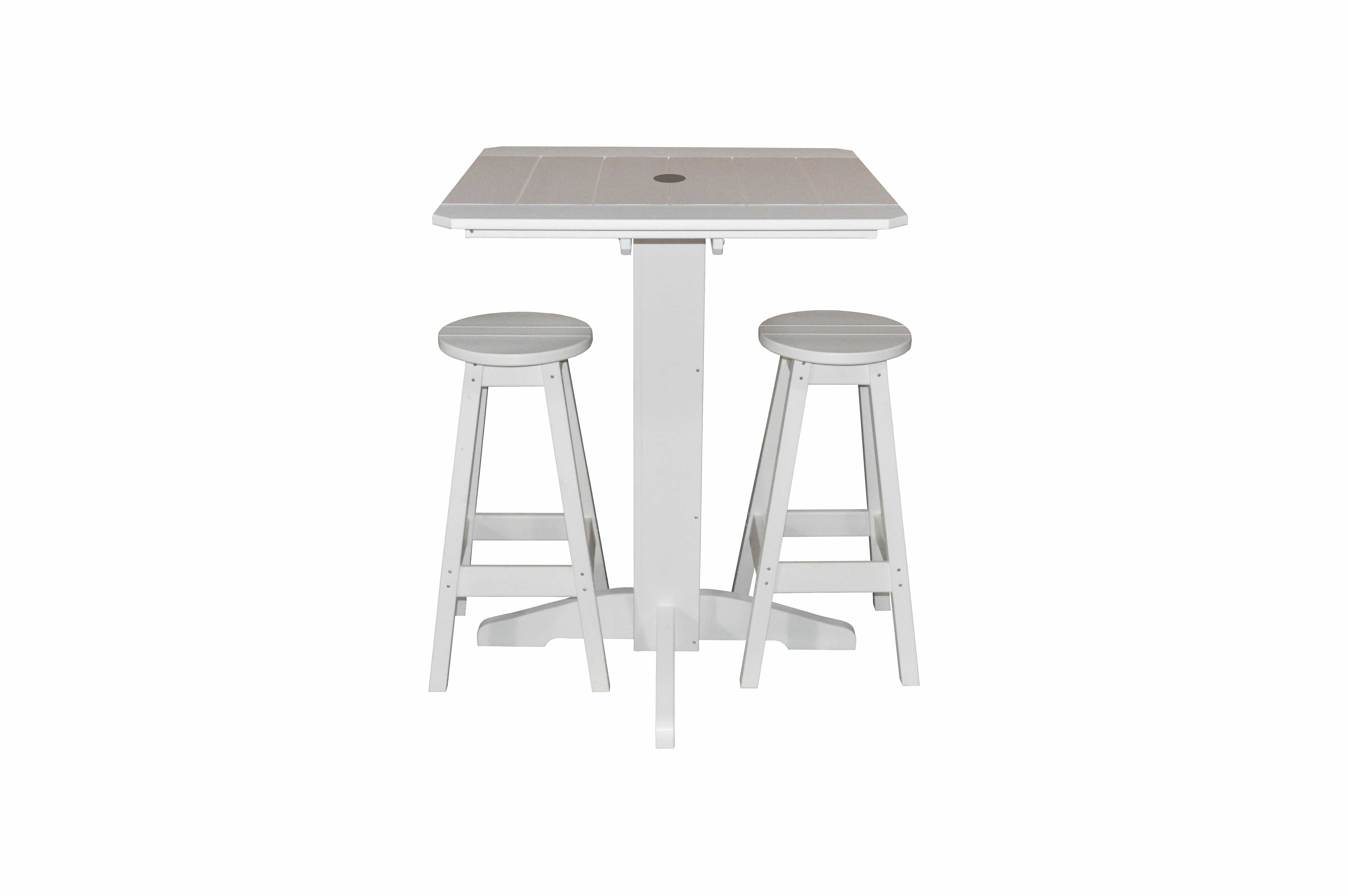 Keystone Amish Co. Sierra 3-Piece Poly Outdoor Bar Set