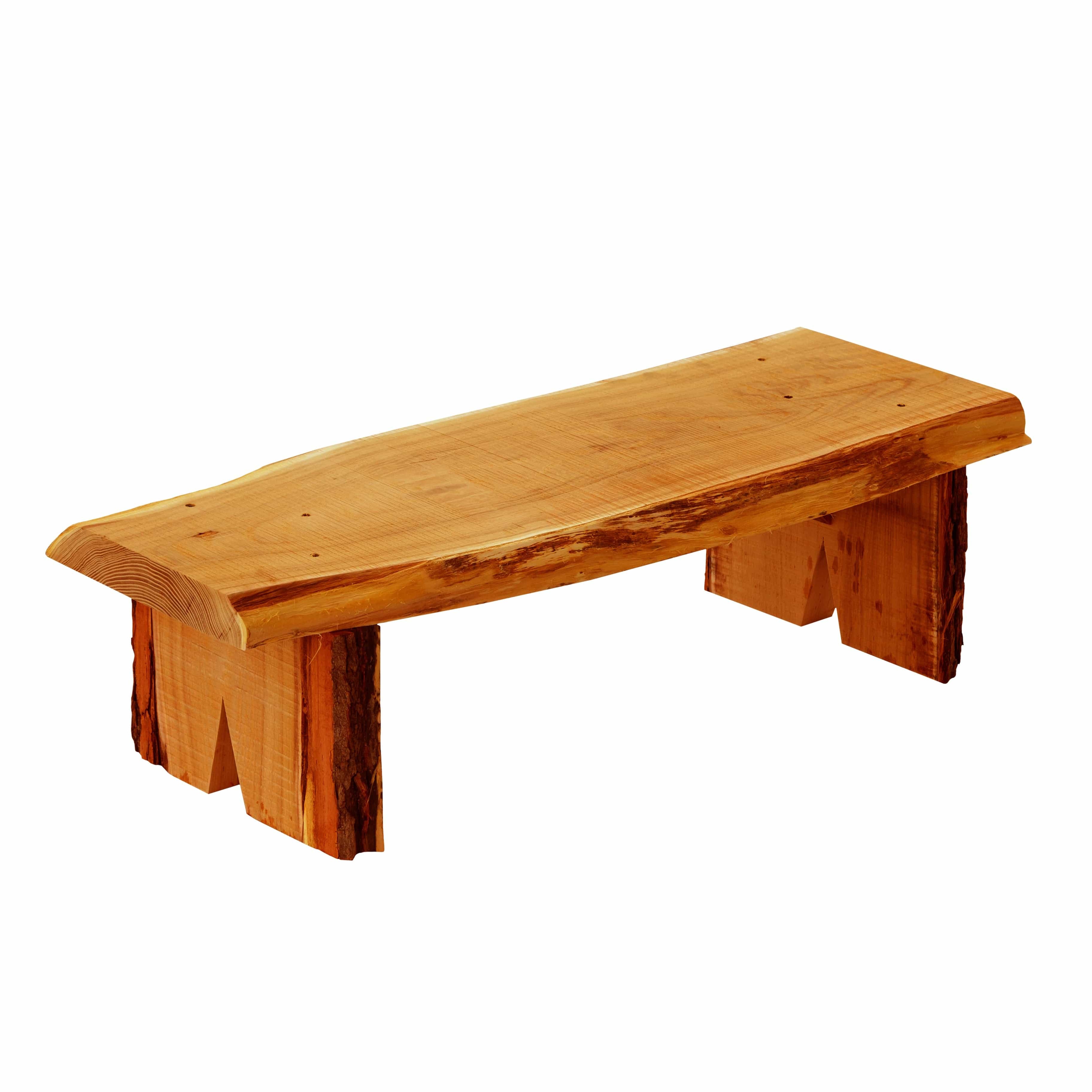 Keystone Amish Co. Palmer Live Edge Flower Pot Bench