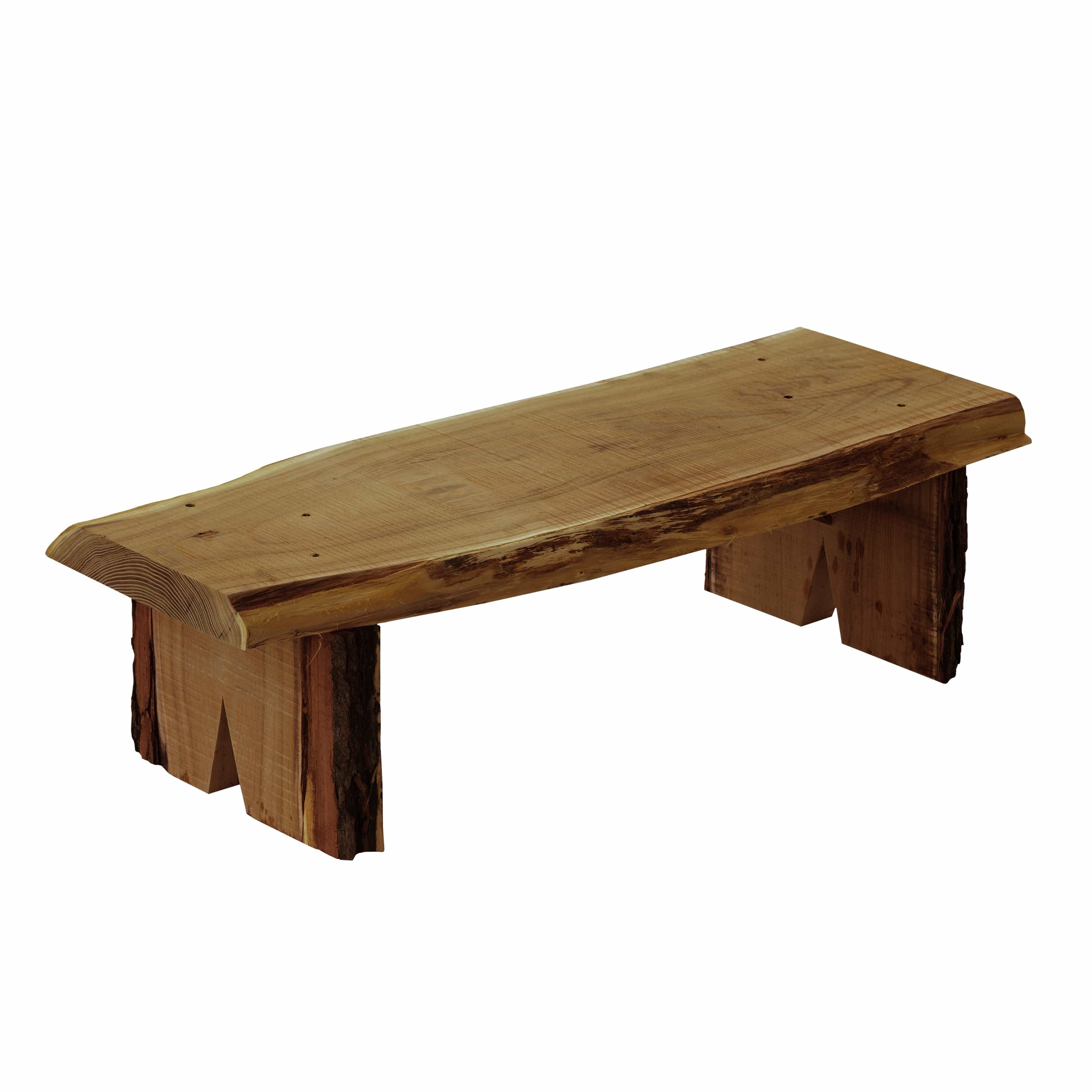 Keystone Amish Co. Palmer Live Edge Flower Pot Bench
