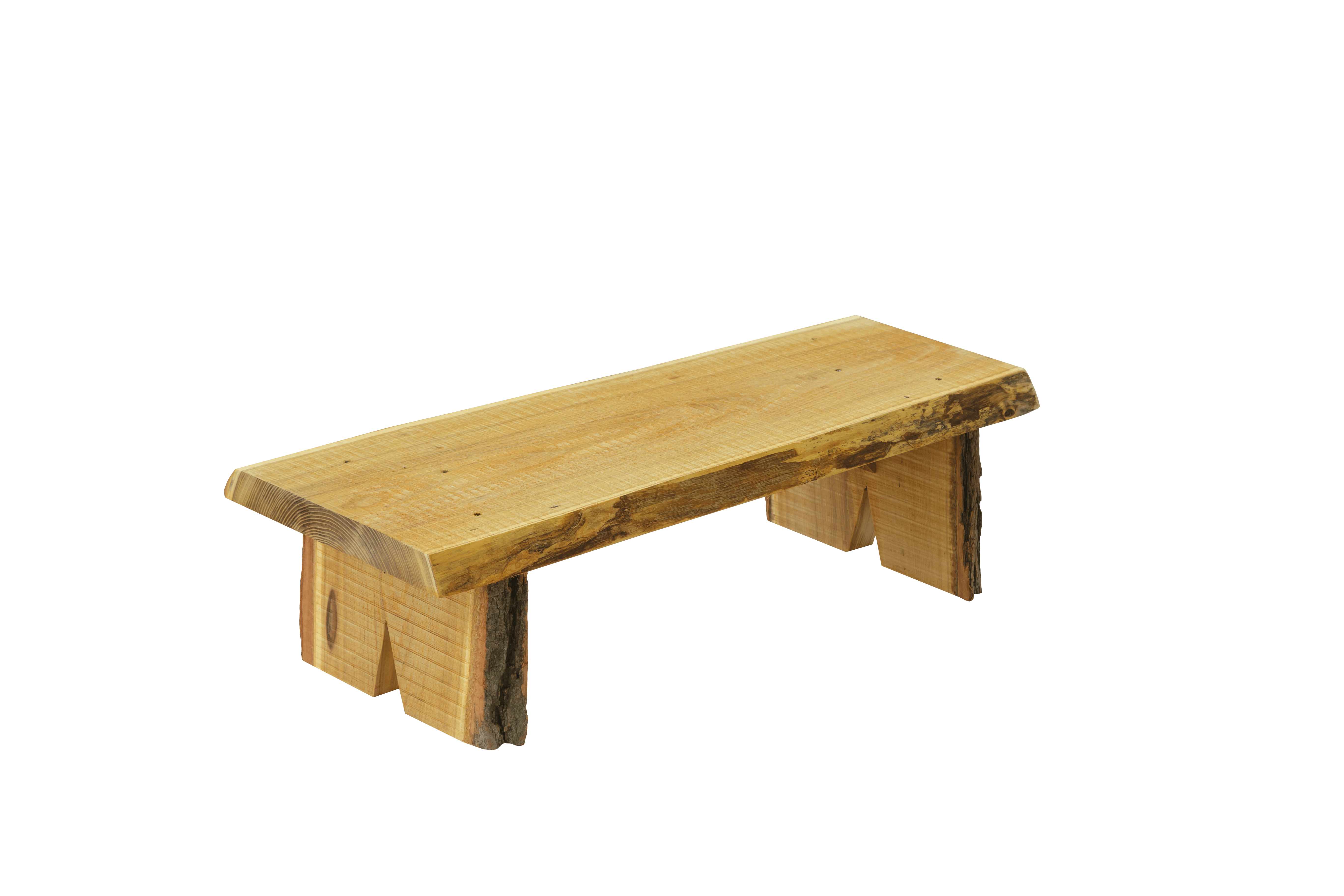 Keystone Amish Co. Palmer Live Edge Flower Pot Bench