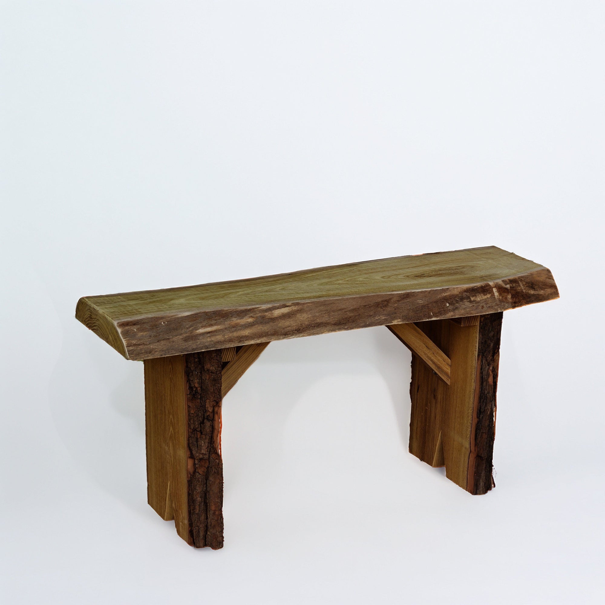 Keystone Amish Co. Palmer Live Edge Backless Bench
