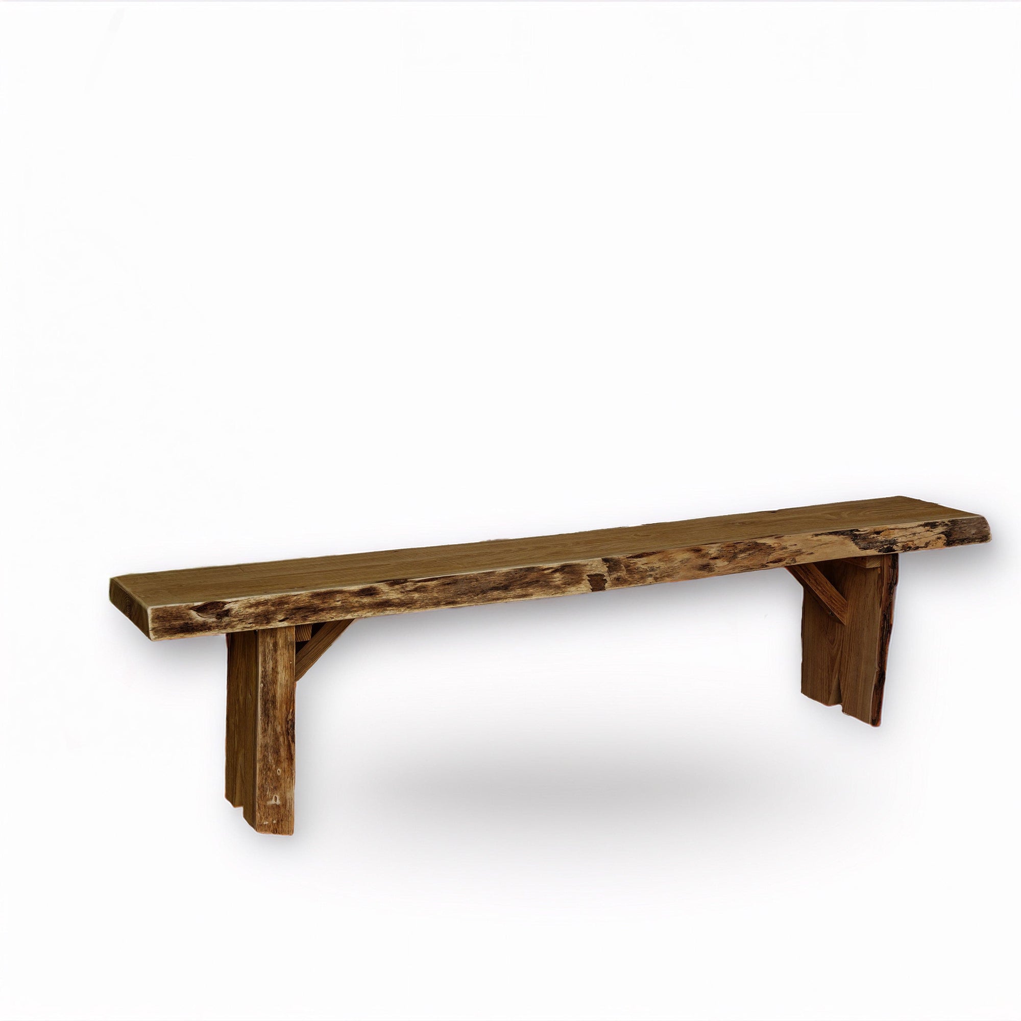 Keystone Amish Co. Palmer Live Edge Backless Bench