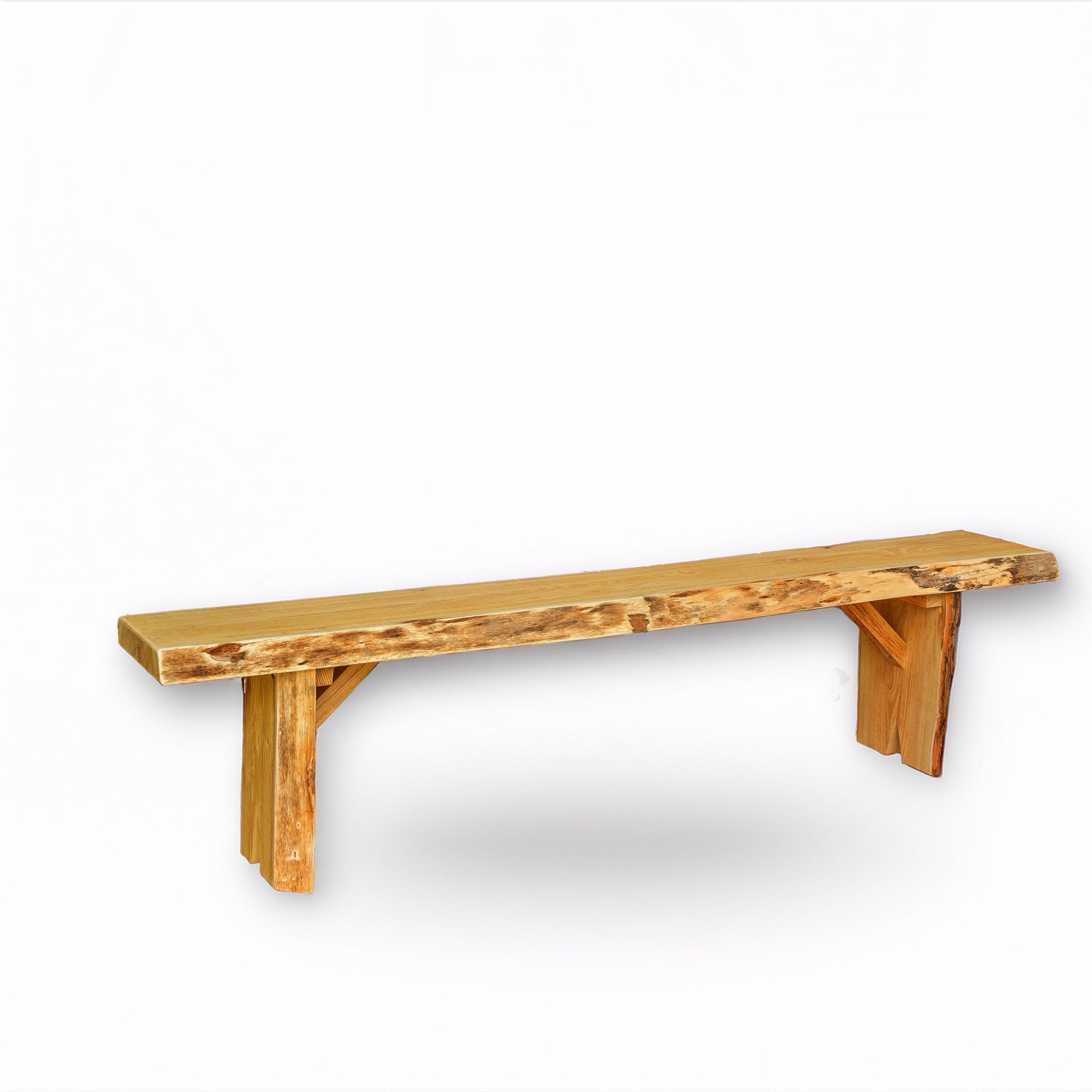 Keystone Amish Co. Palmer Live Edge Backless Bench