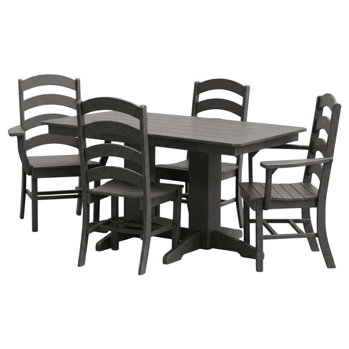 Keystone Amish Co. Josie 5-Foot Poly Outdoor Dining Set