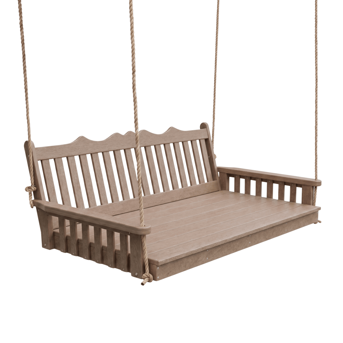 Keystone Amish Co. York Recycled Plastic Swing Bed