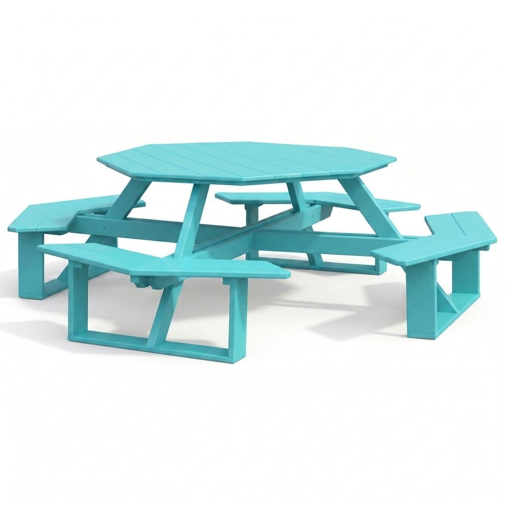 Keystone Amish Co. Octagon Poly Walk-In Picnic Table