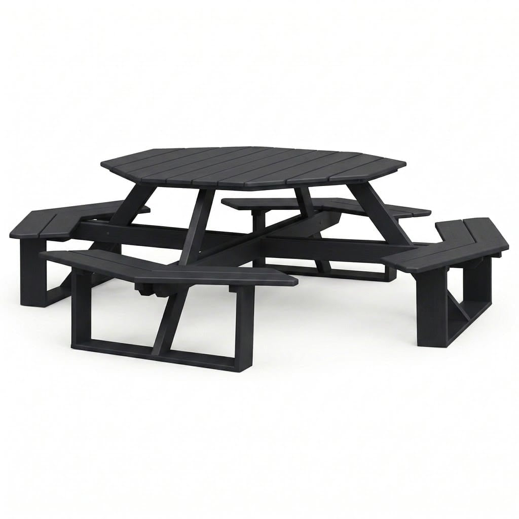 Keystone Amish Co. Octagon Poly Walk-In Picnic Table