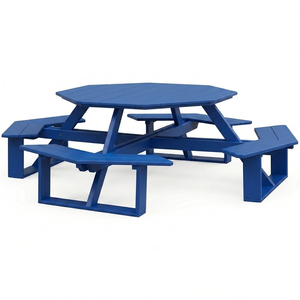 Keystone Amish Co. Octagon Poly Walk-In Picnic Table