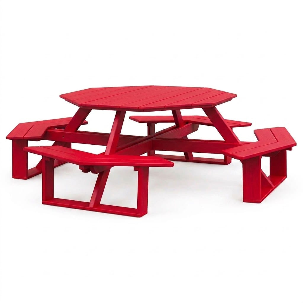 Keystone Amish Co. Octagon Poly Walk-In Picnic Table