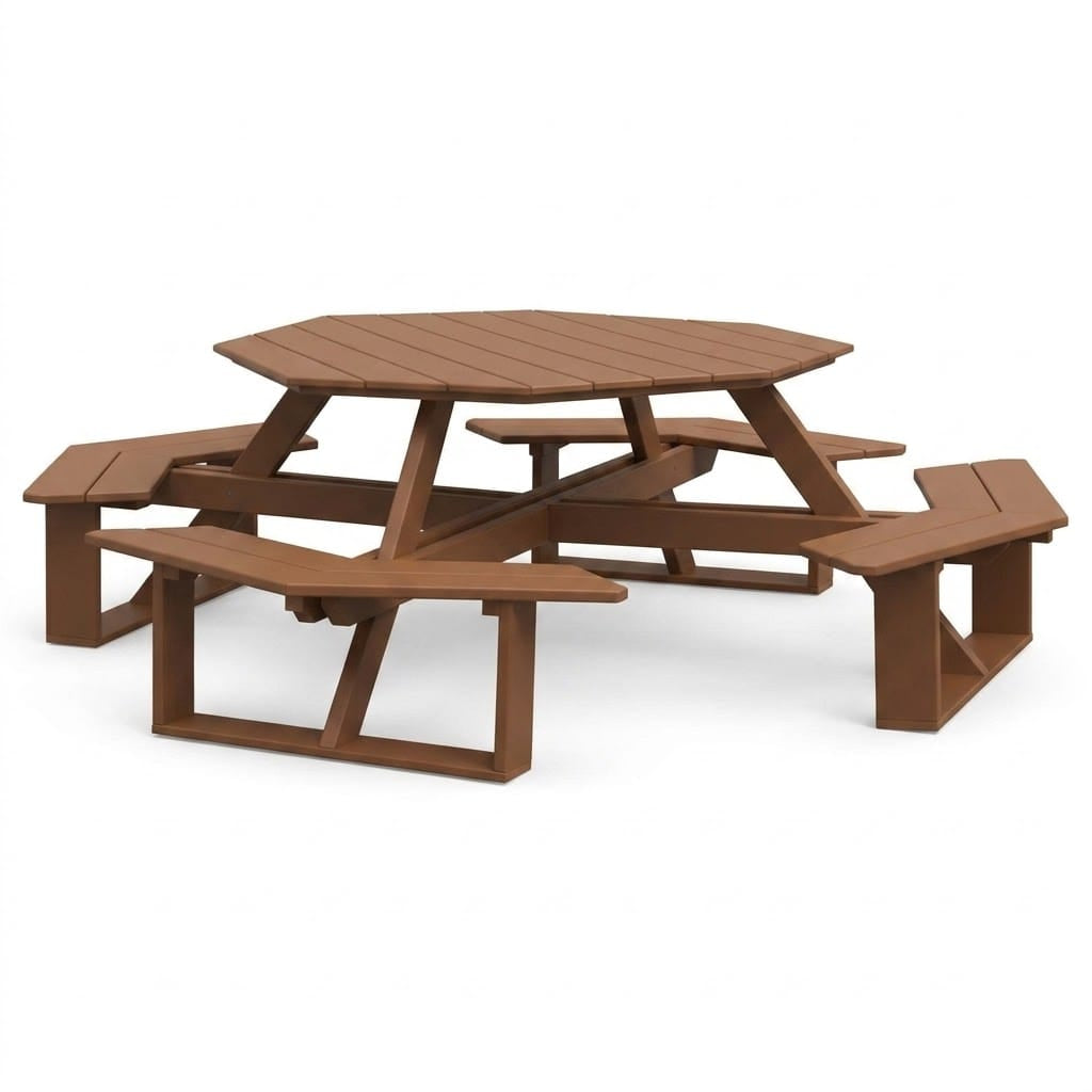 Keystone Amish Co. Octagon Poly Walk-In Picnic Table