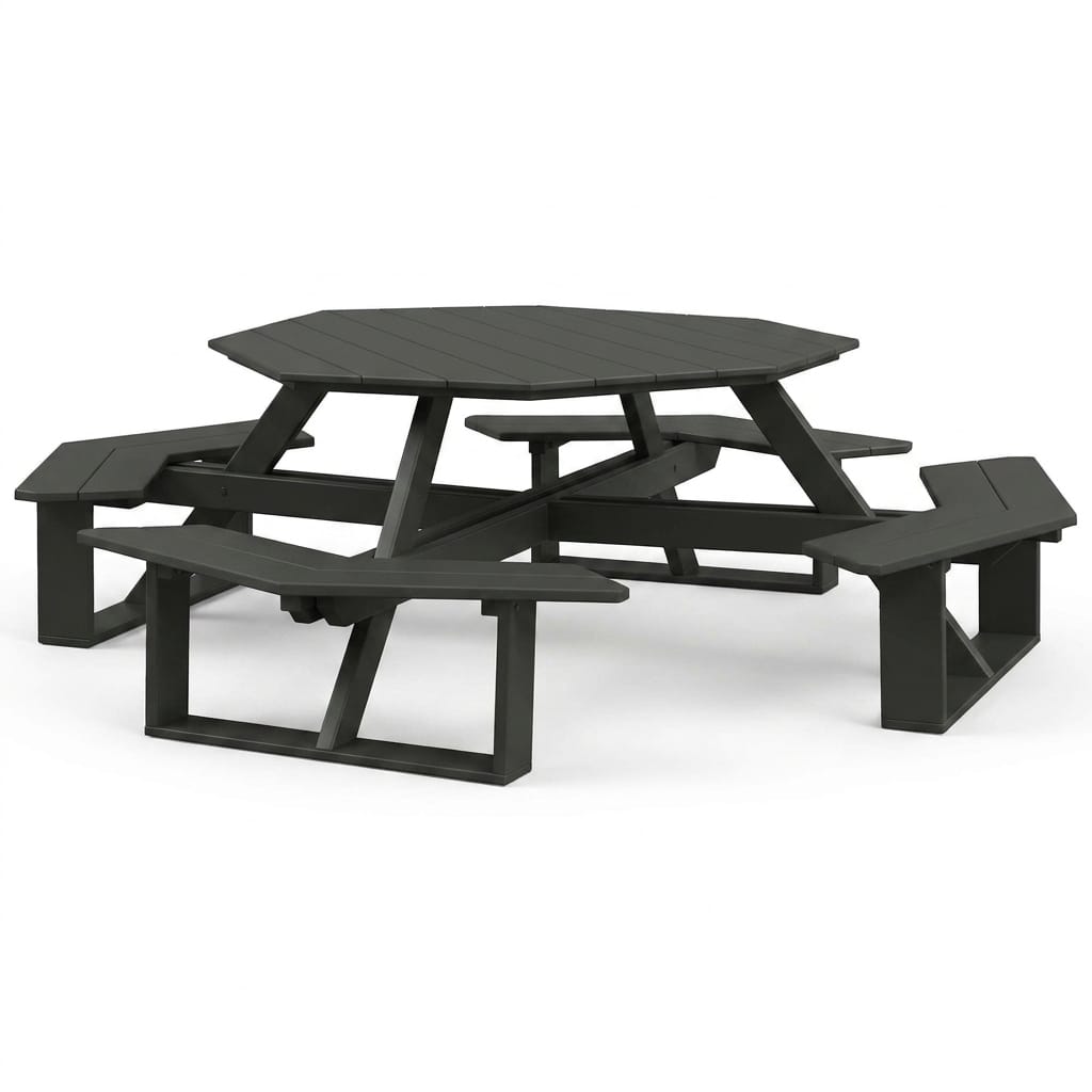 Keystone Amish Co. Octagon Poly Walk-In Picnic Table