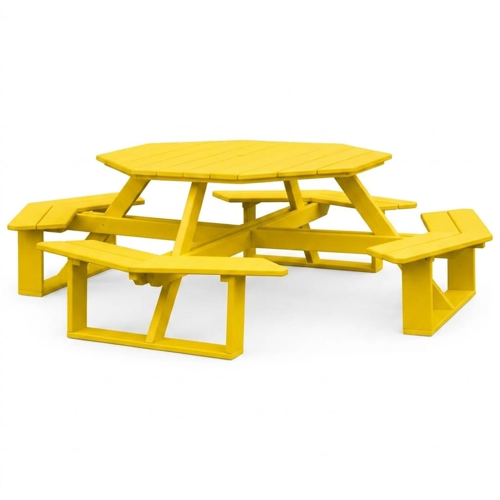 Keystone Amish Co. Octagon Poly Walk-In Picnic Table