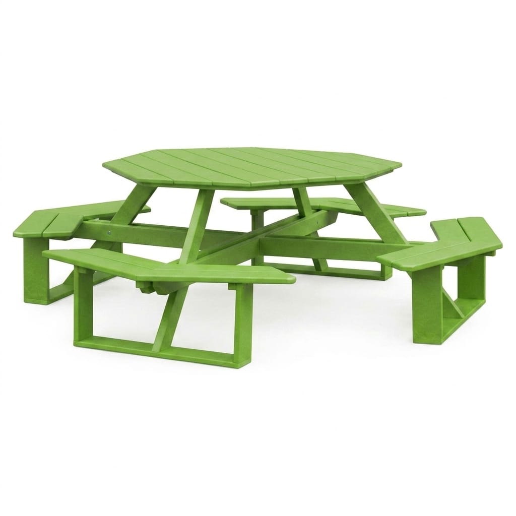 Keystone Amish Co. Octagon Poly Walk-In Picnic Table