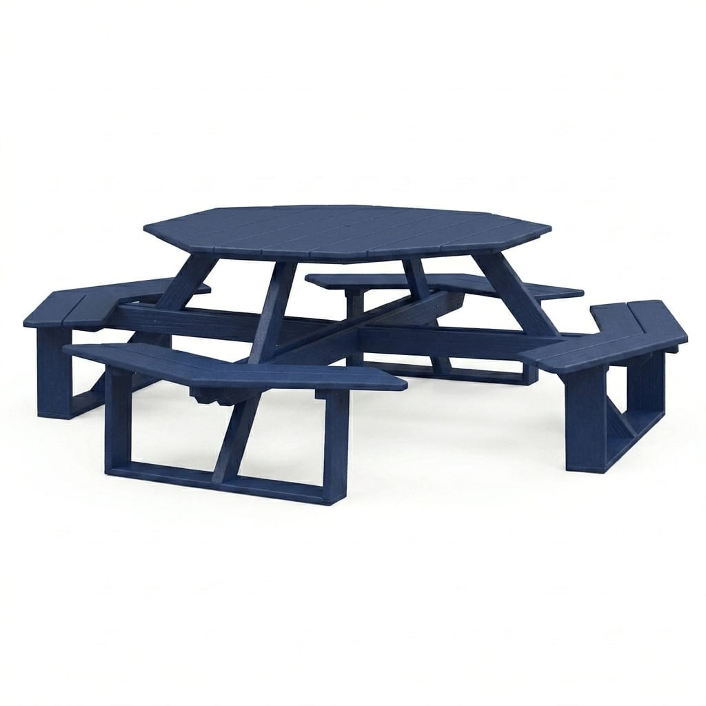Keystone Amish Co. Octagon Poly Walk-In Picnic Table