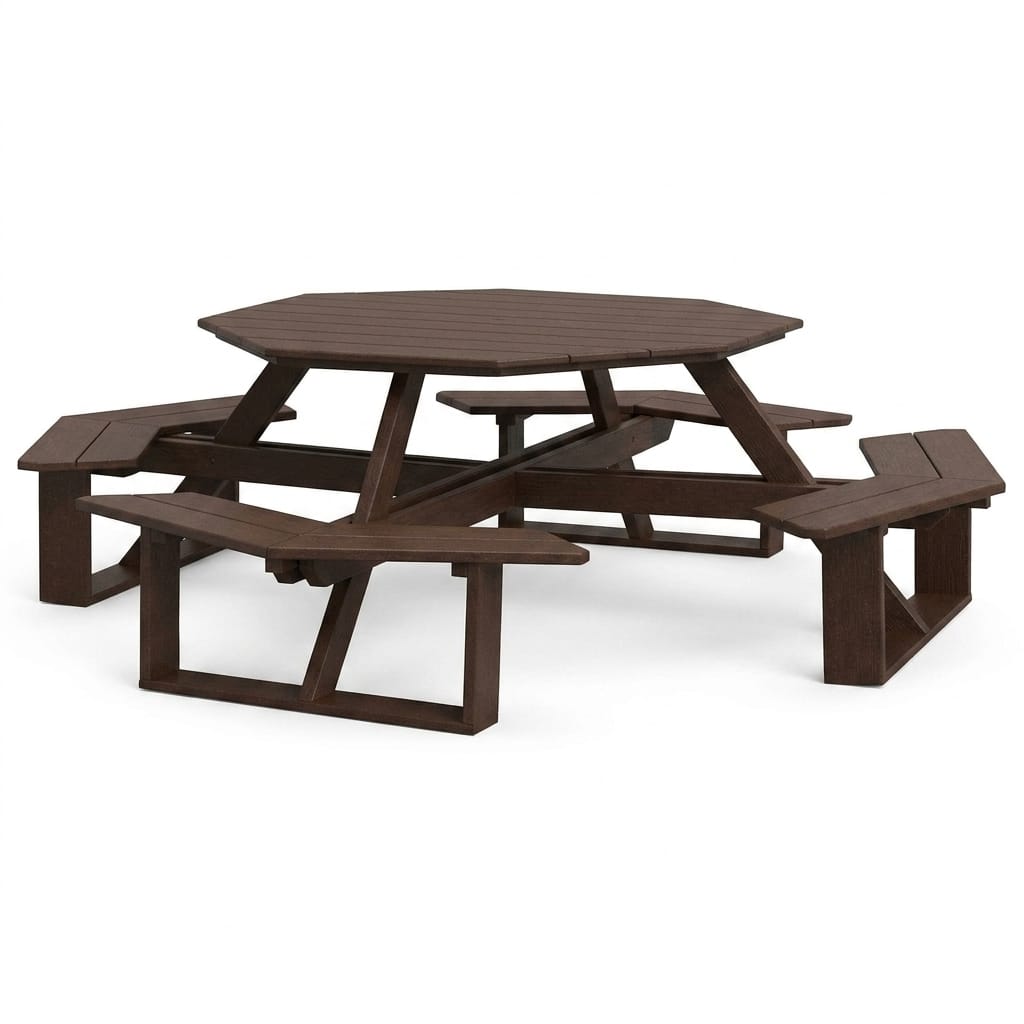 Keystone Amish Co. Octagon Poly Walk-In Picnic Table