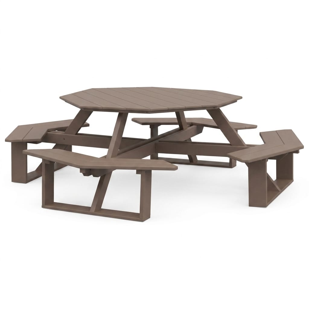 Keystone Amish Co. Octagon Poly Walk-In Picnic Table