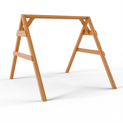 A-Frame 4x4 Swing Stand in Natural Stain