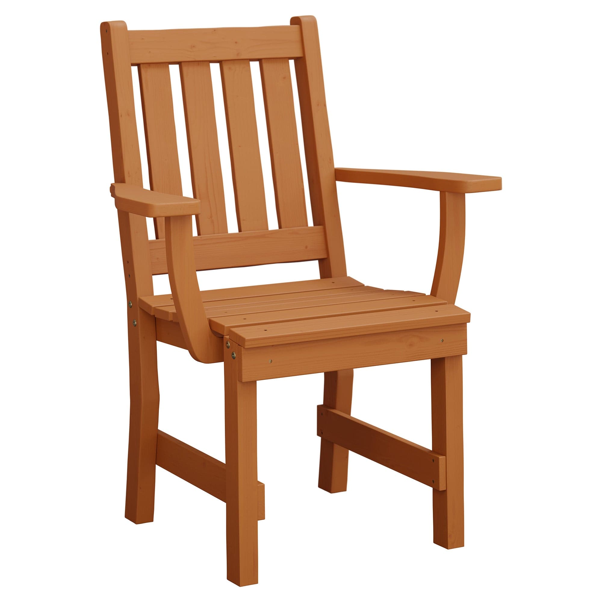 Keystone Amish Co. Spruce Traditional Outdoor Dining Chair with Arms