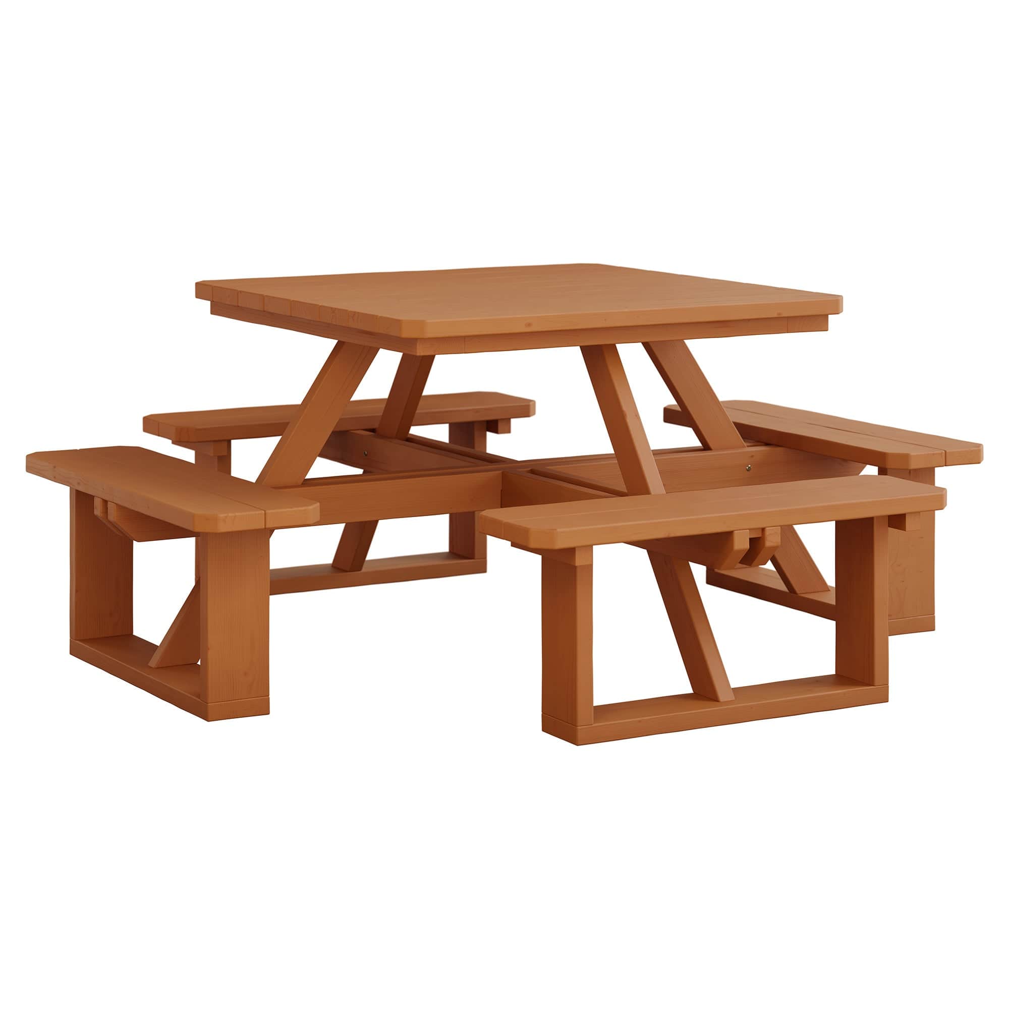 Keystone Amish Co. Spruce Square Walk-In Picnic Table