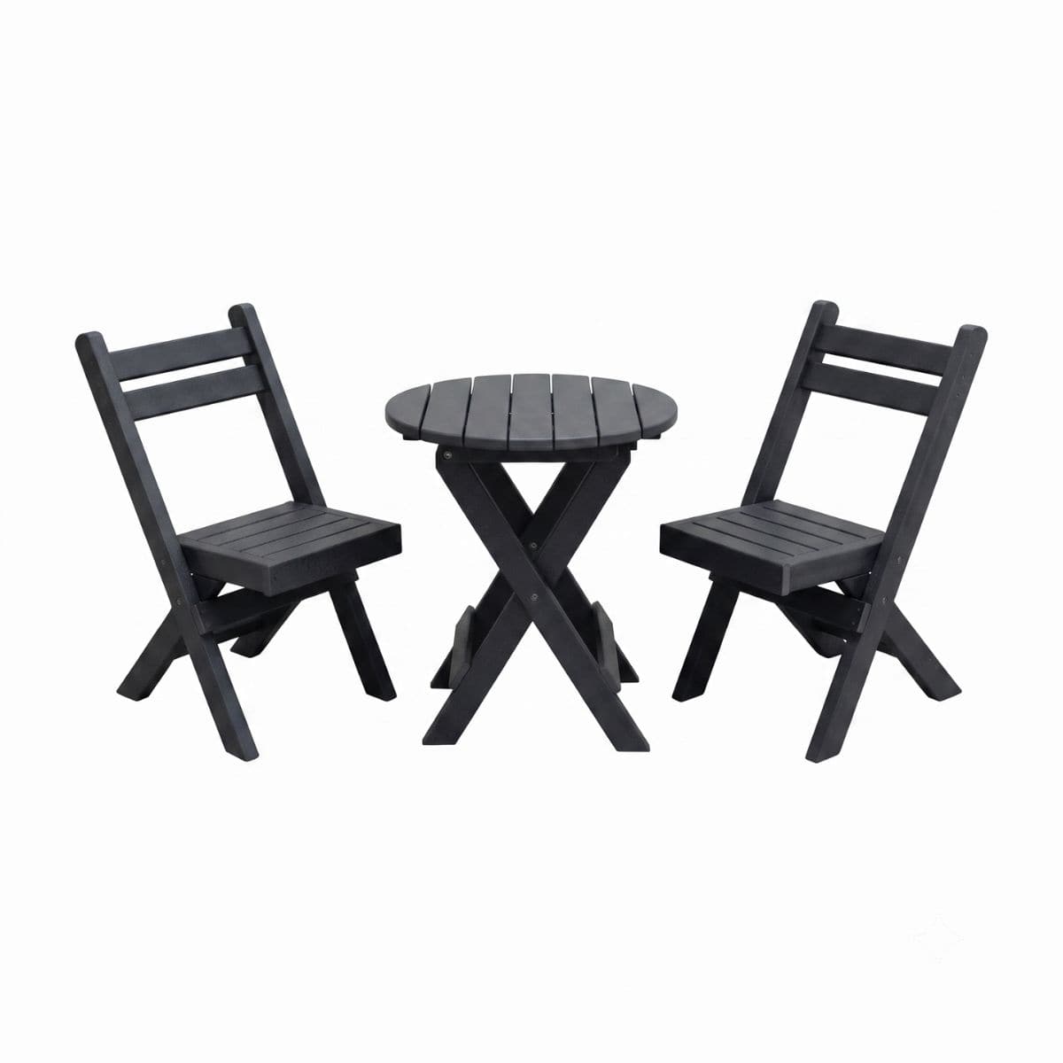 Keystone Amish Co. Coronado Poly Composite Round Folding Bistro Set