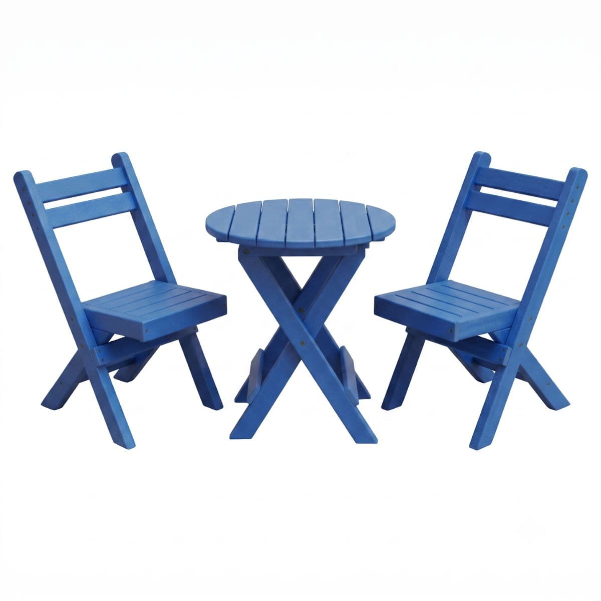Keystone Amish Co. Coronado Poly Composite Round Folding Bistro Set