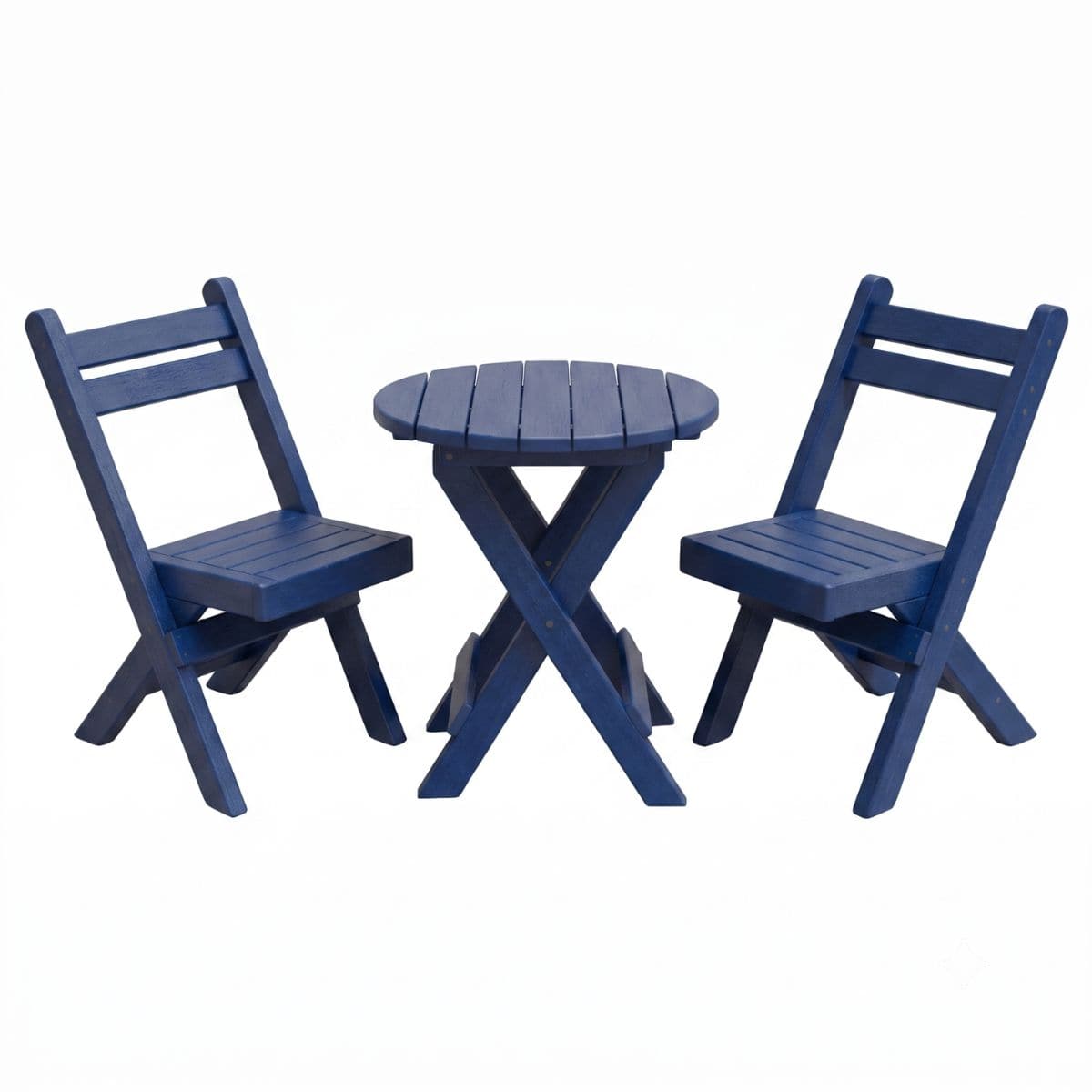 Keystone Amish Co. Coronado Poly Composite Round Folding Bistro Set