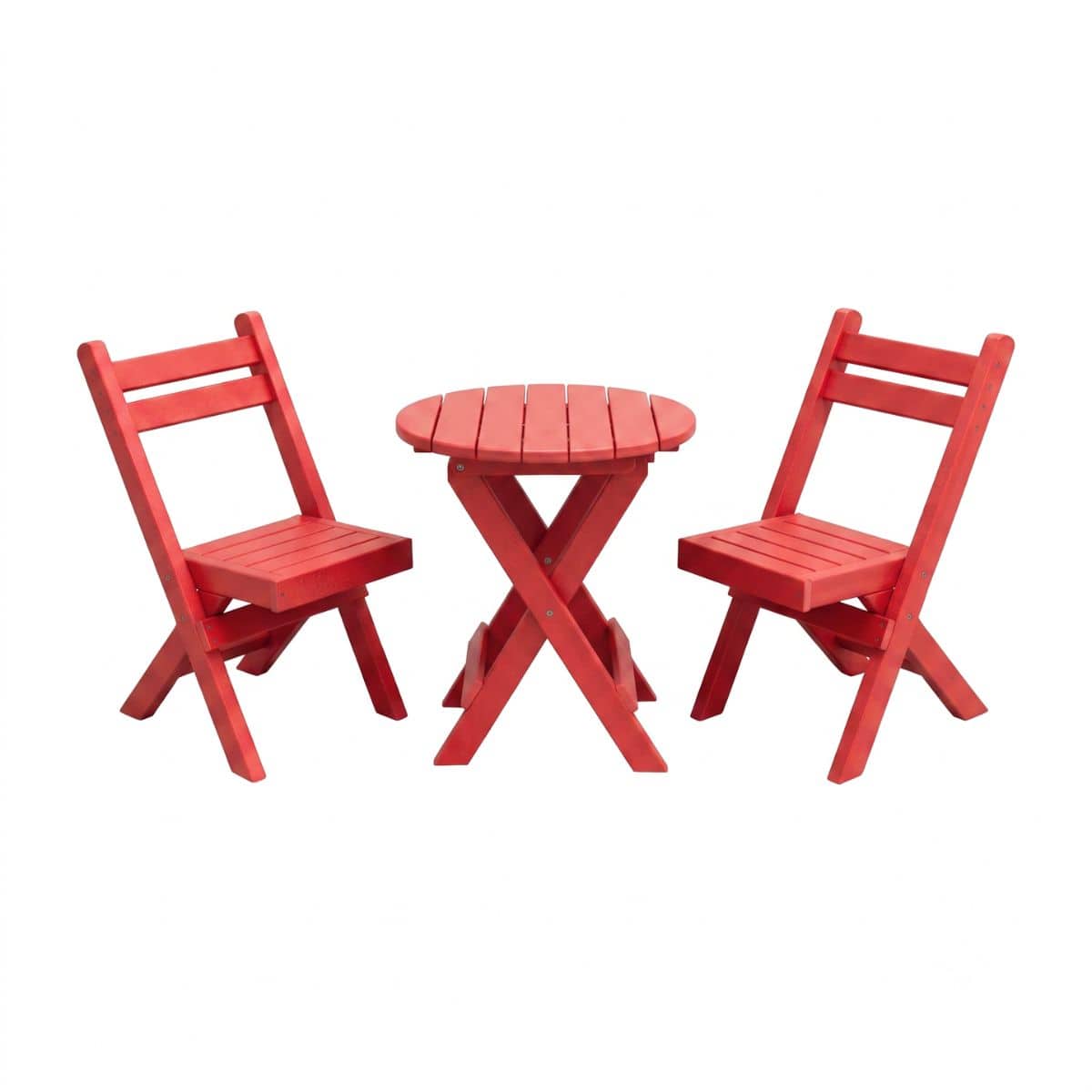 Keystone Amish Co. Coronado Poly Composite Round Folding Bistro Set