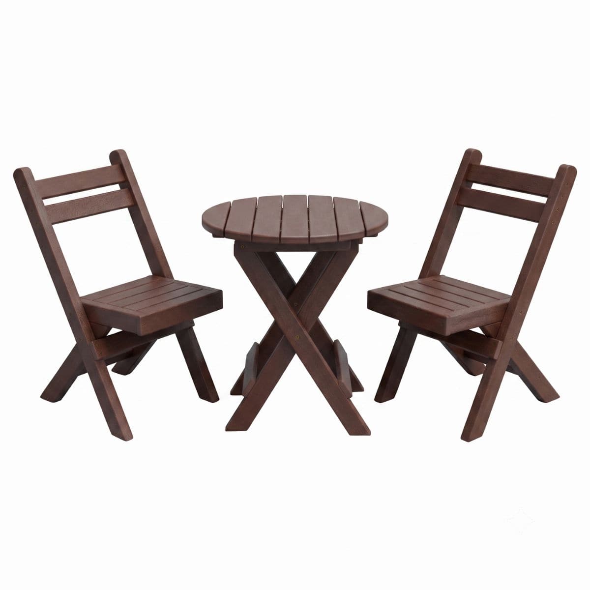 Keystone Amish Co. Coronado Poly Composite Round Folding Bistro Set