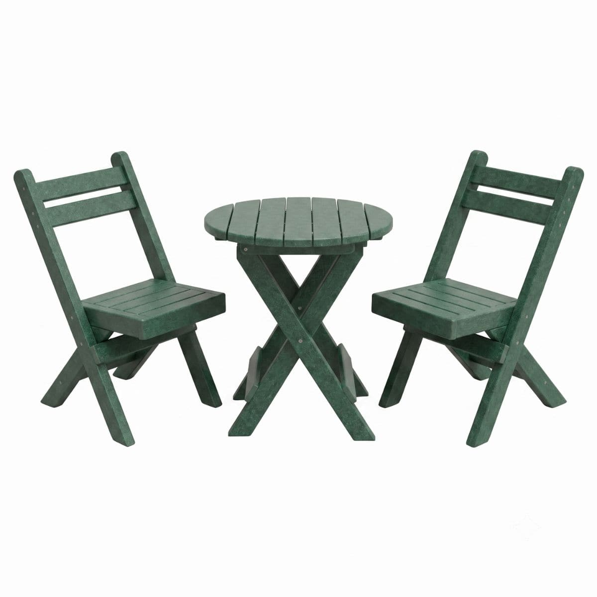 Keystone Amish Co. Coronado Poly Composite Round Folding Bistro Set
