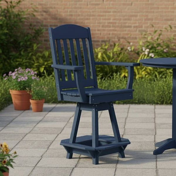 Keystone Amish Co. Classic Poly Counter Height Swivel Chair