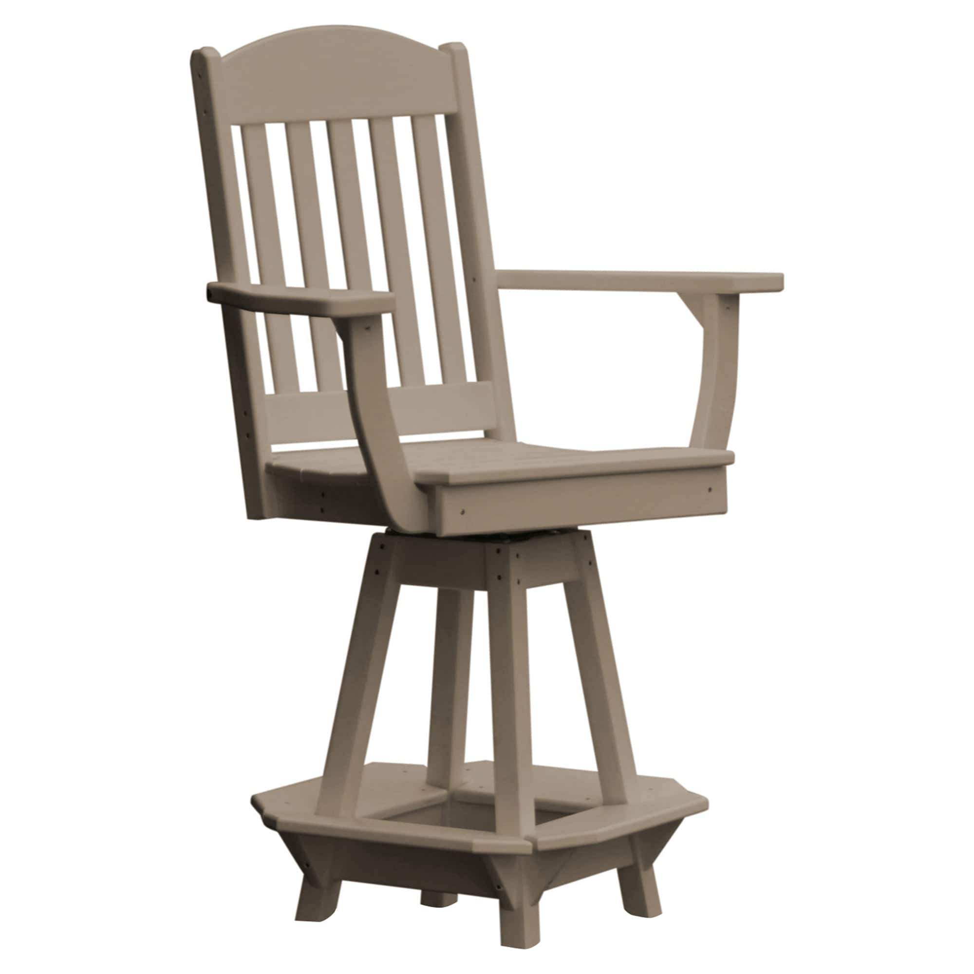 Keystone Amish Co. Classic Poly Counter Height Swivel Chair