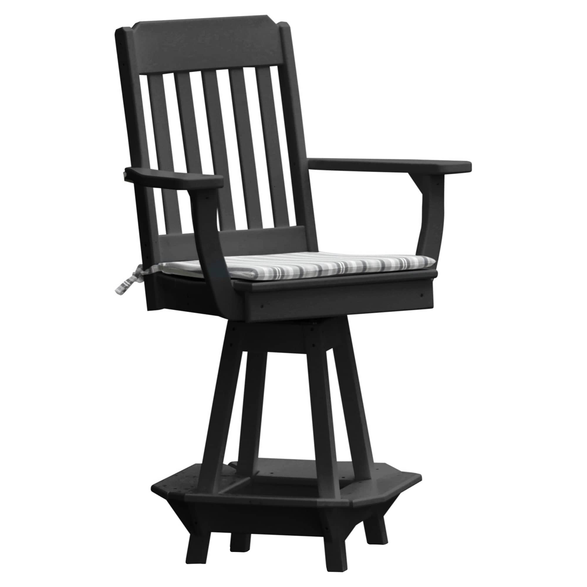 Keystone Amish Co. Traditional Poly Swivel Counter Height Chair