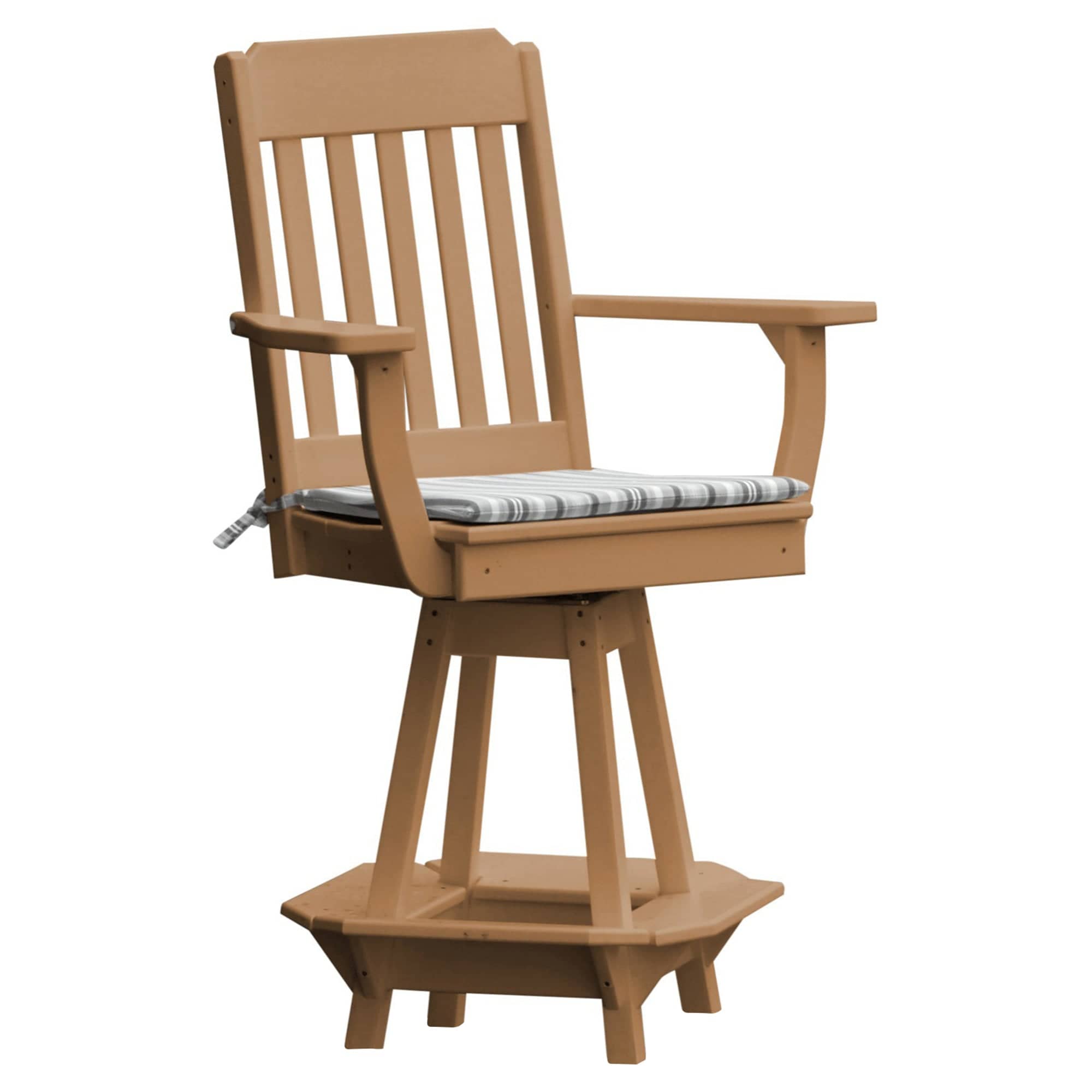 Keystone Amish Co. Traditional Poly Swivel Counter Height Chair