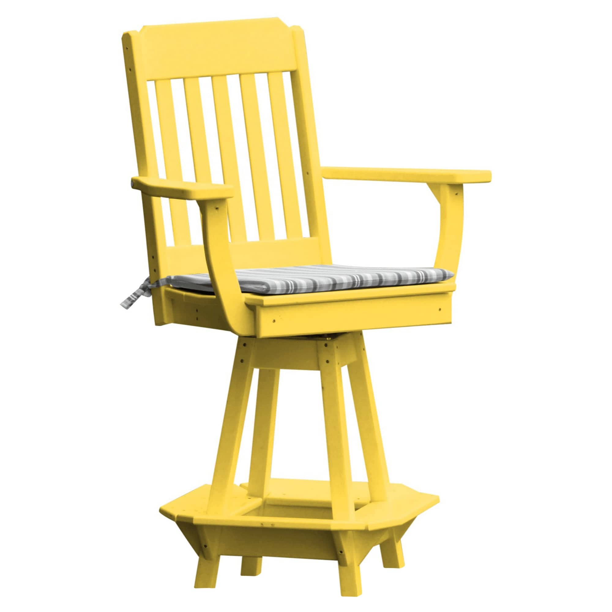 Keystone Amish Co. Traditional Poly Swivel Counter Height Chair