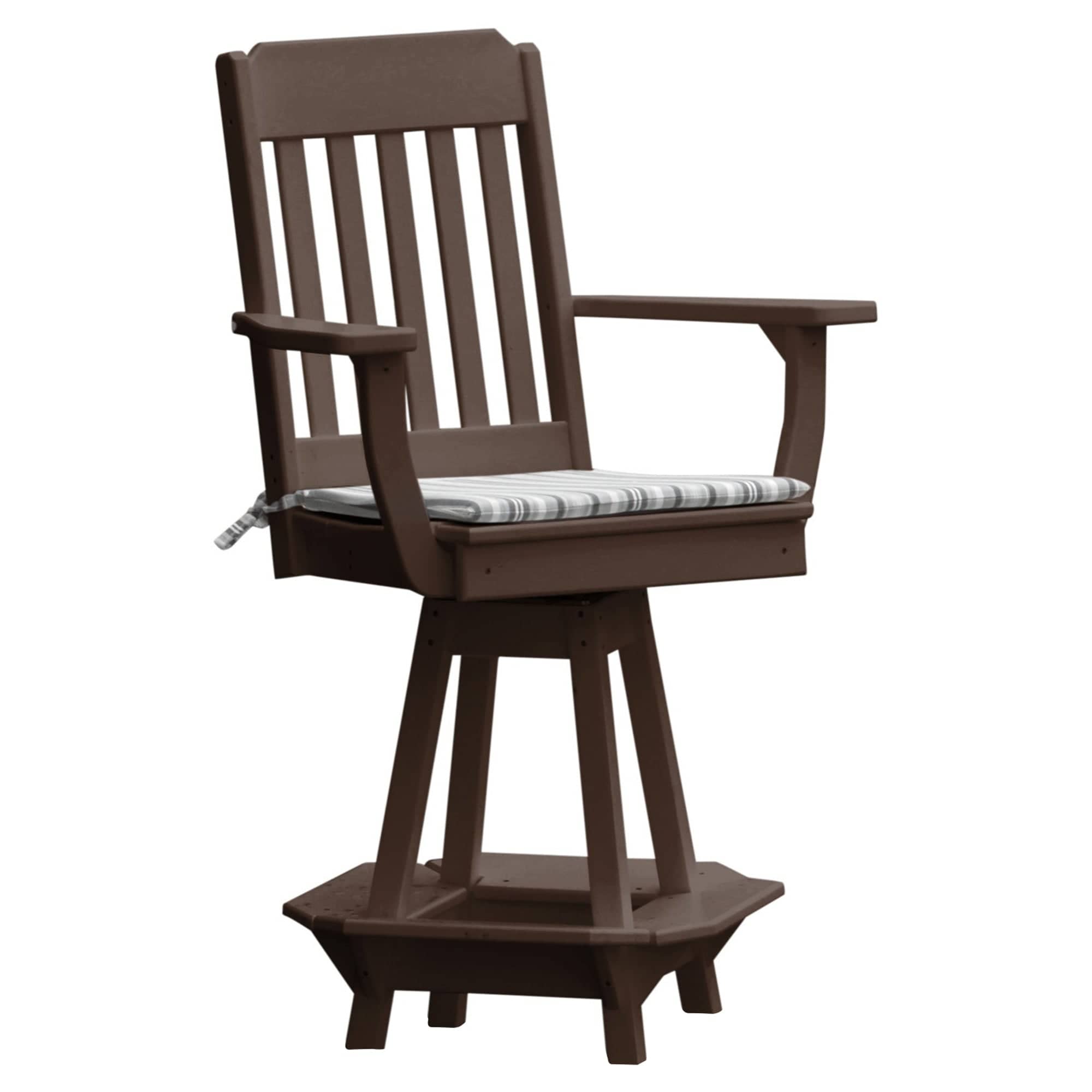 Keystone Amish Co. Traditional Poly Swivel Counter Height Chair