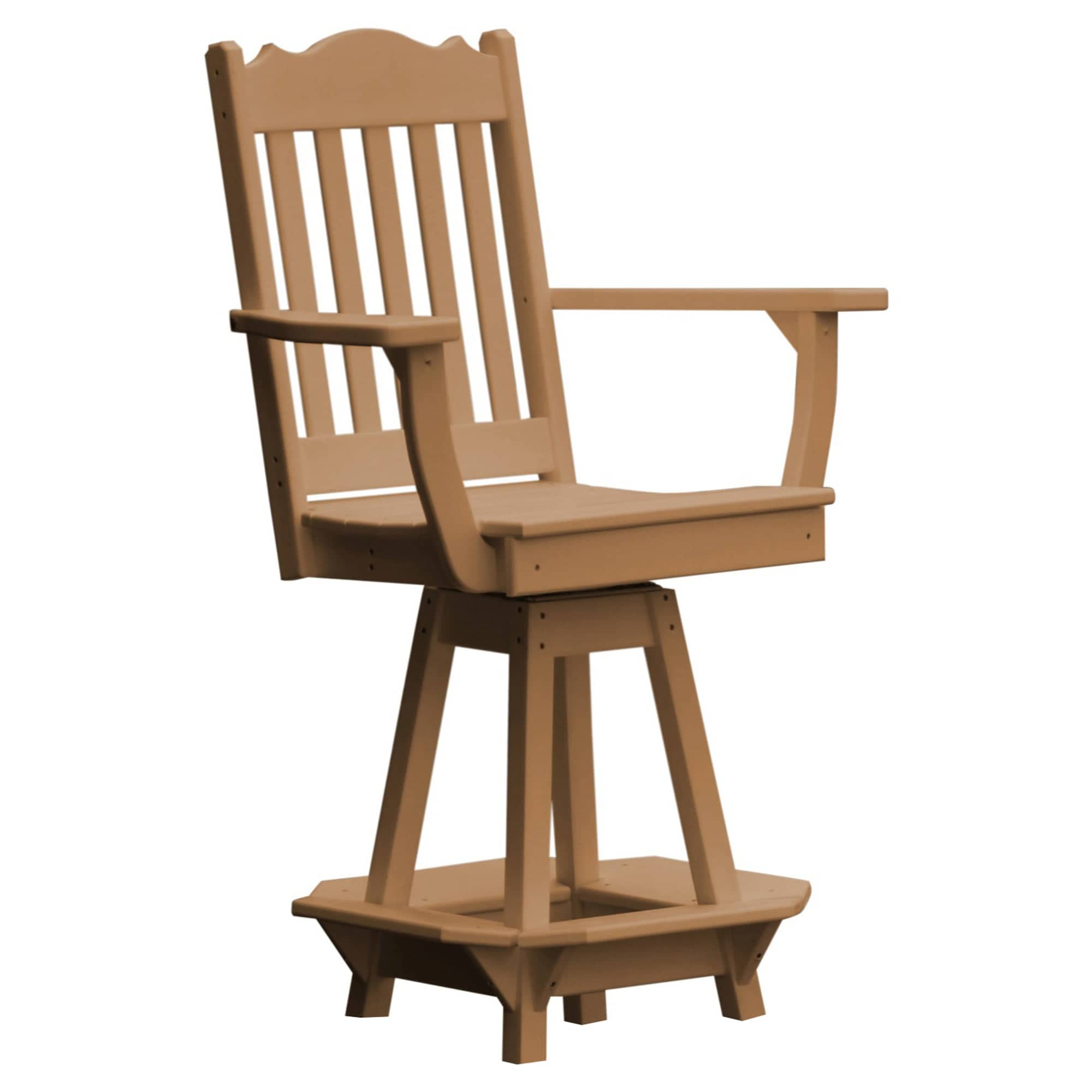 Keystone Amish Co. Royal Poly Swivel Counter Height Chair