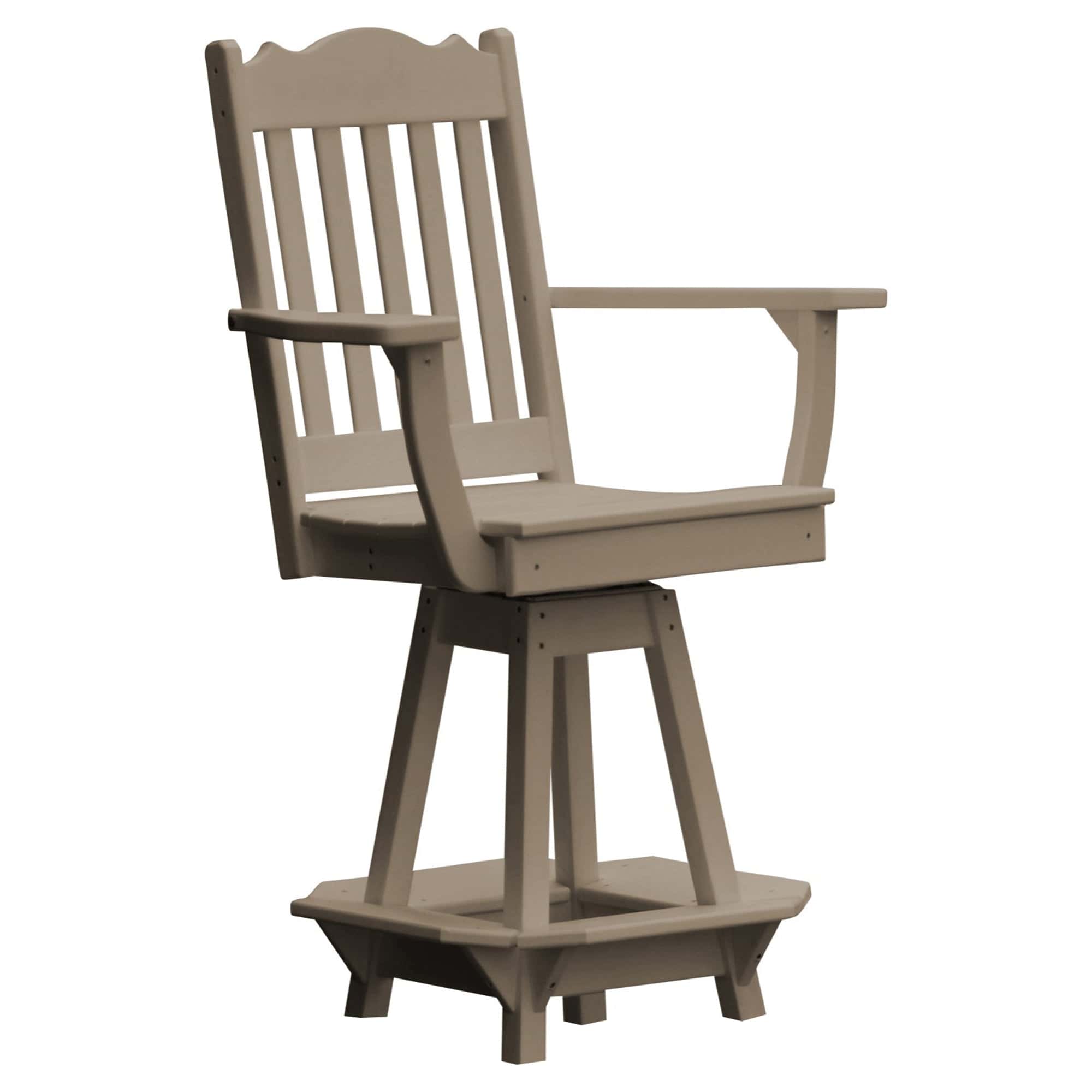 Keystone Amish Co. Royal Poly Swivel Counter Height Chair