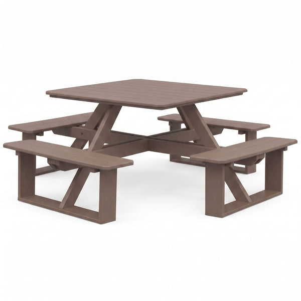 Keystone Amish Co. Poly Composite Square Walk-In Picnic Table