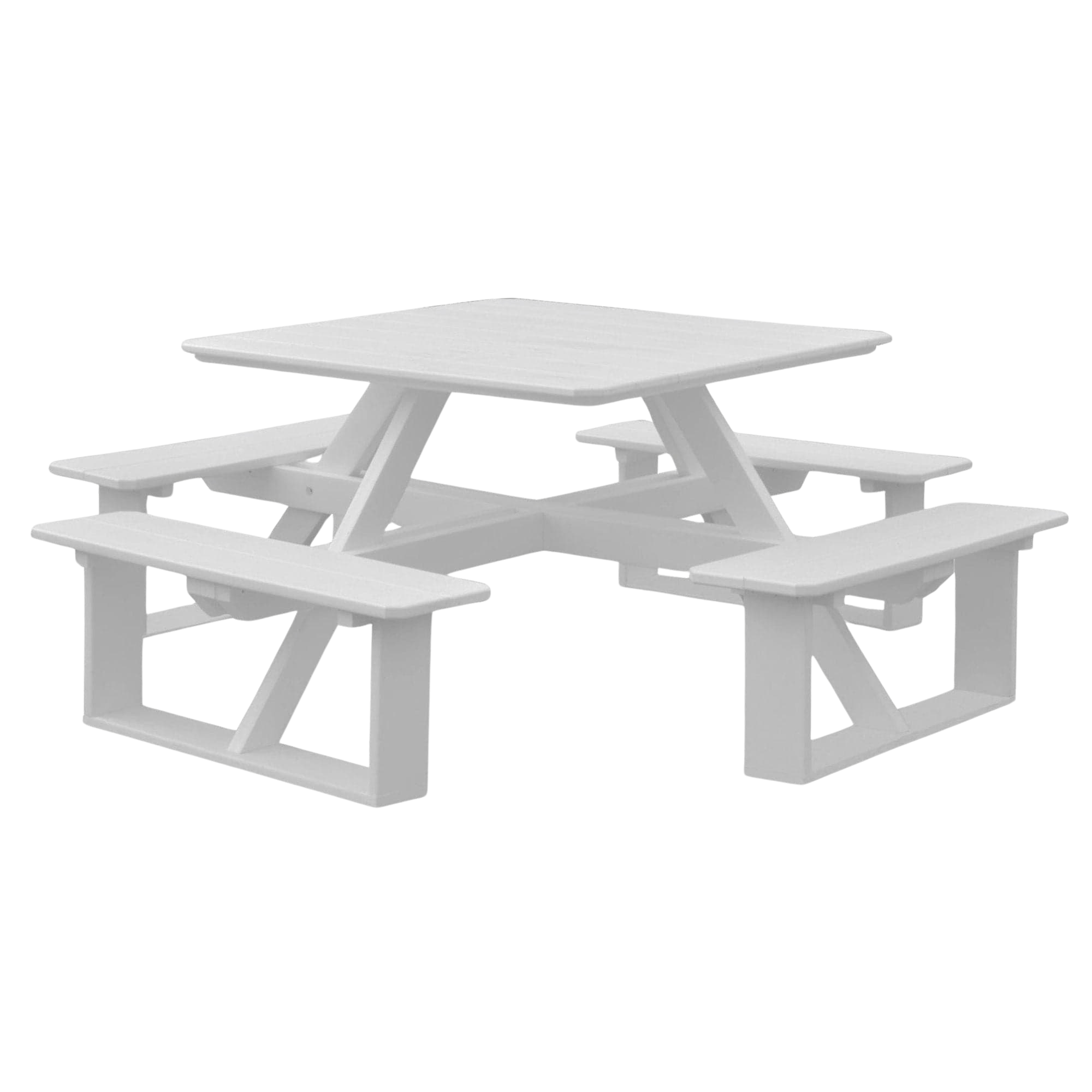 Keystone Amish Co. Poly Composite Square Walk-In Picnic Table
