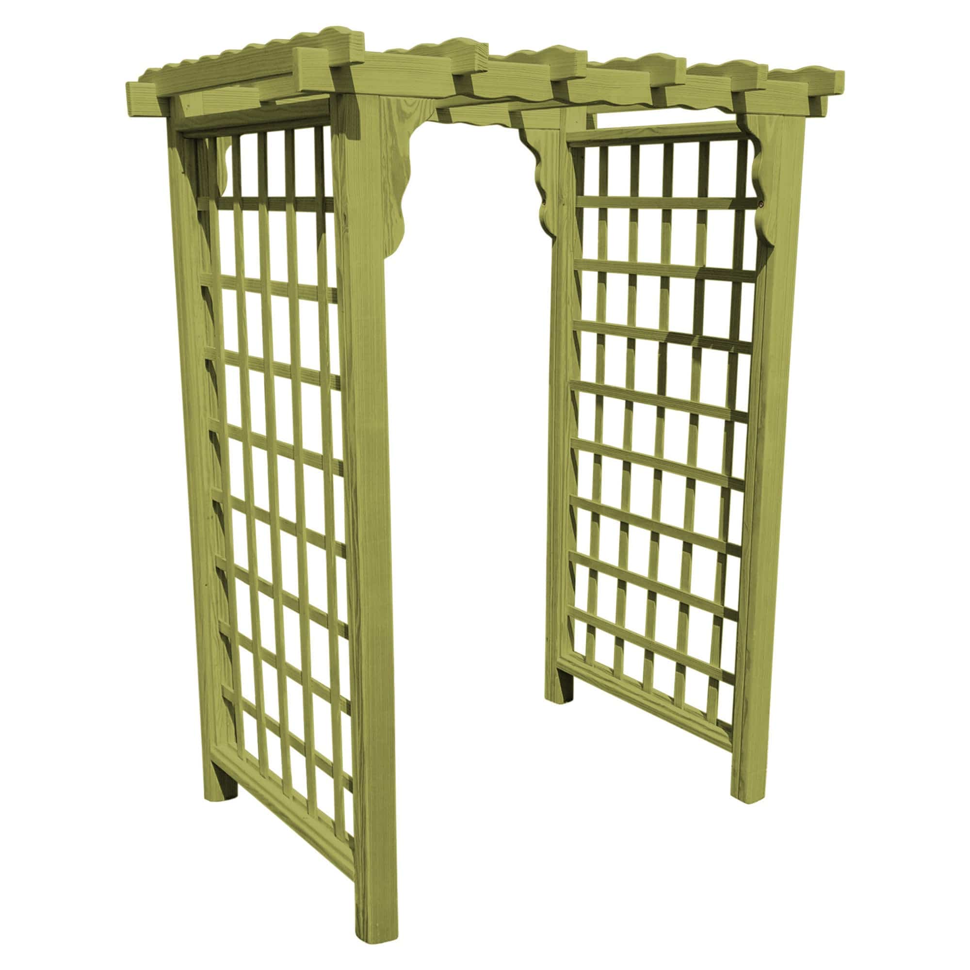Heritage Lawncraft Bainbridge Pressure Treated Wooden Garden Arbor
