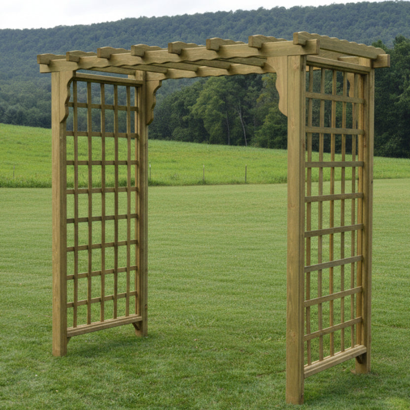 Heritage Lawncraft Bainbridge Cedar Garden Arbor