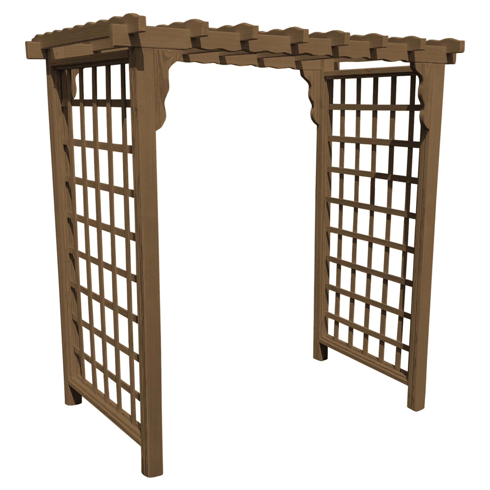 Heritage Lawncraft Bainbridge Pressure Treated Wooden Garden Arbor