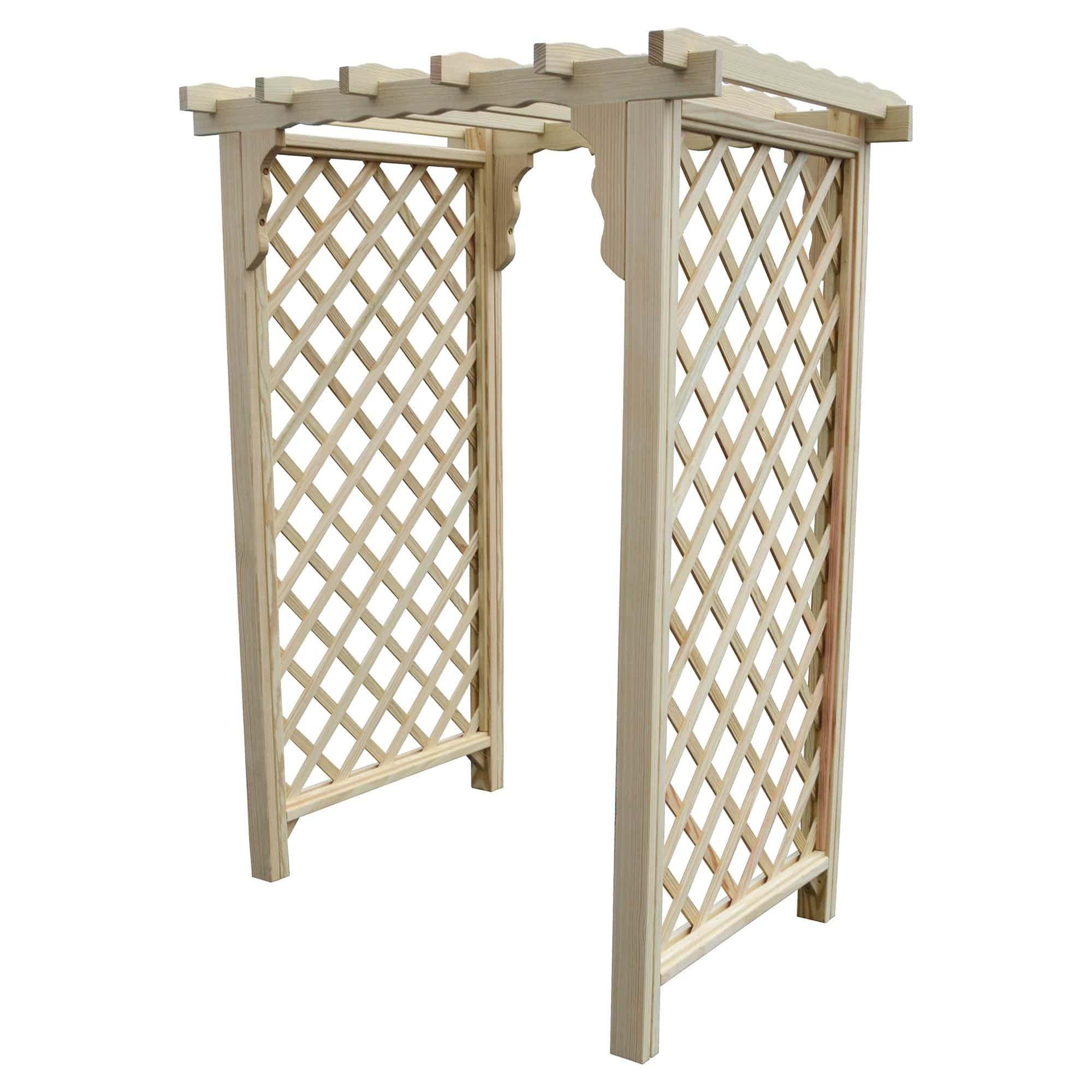 Heritage Lawncraft Manchester Pressure Treated Wooden Garden Arbor