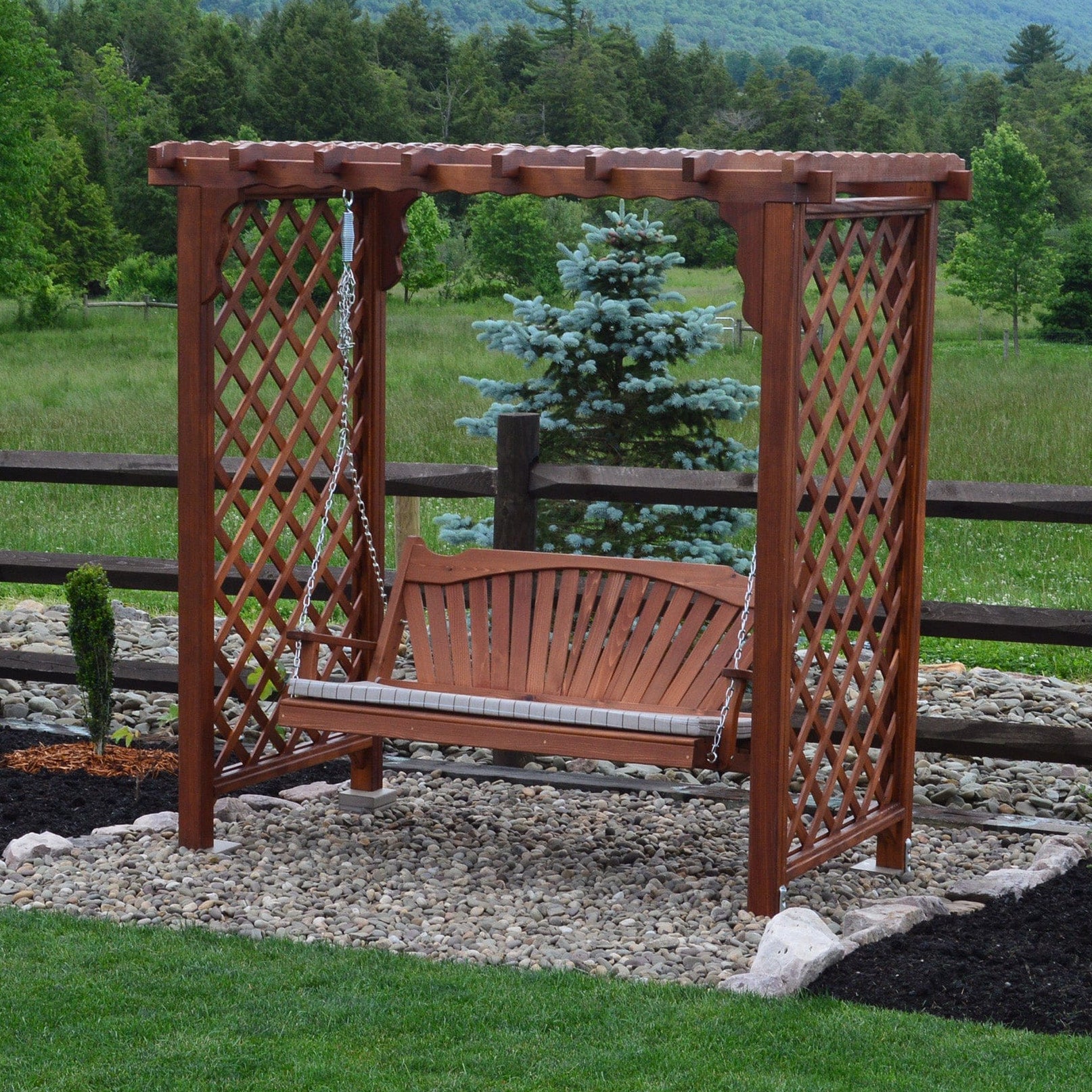 Heritage Lawncraft Manchester Cedar Garden Arbor