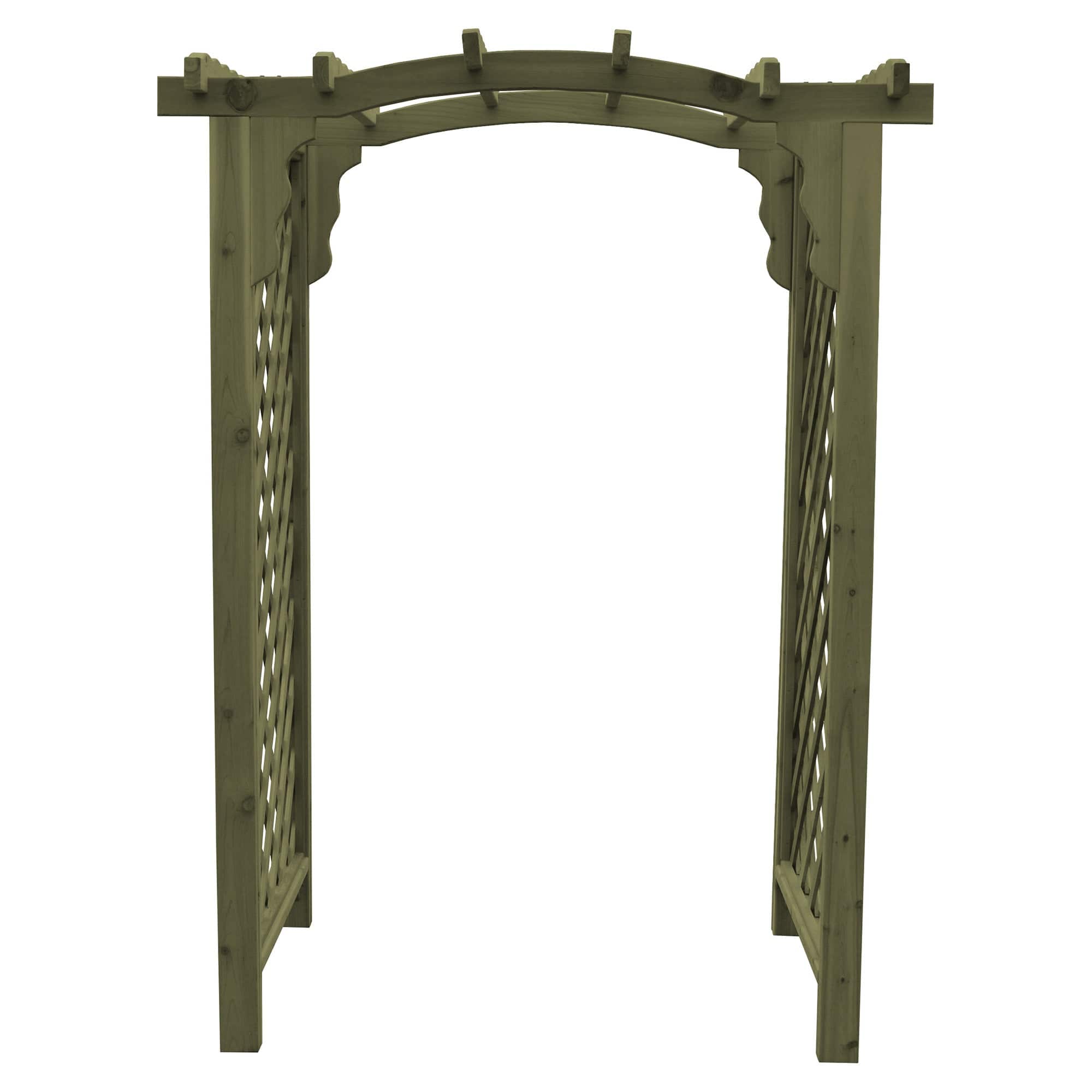 Heritage Lawncraft Newberry Cedar Garden Arbor