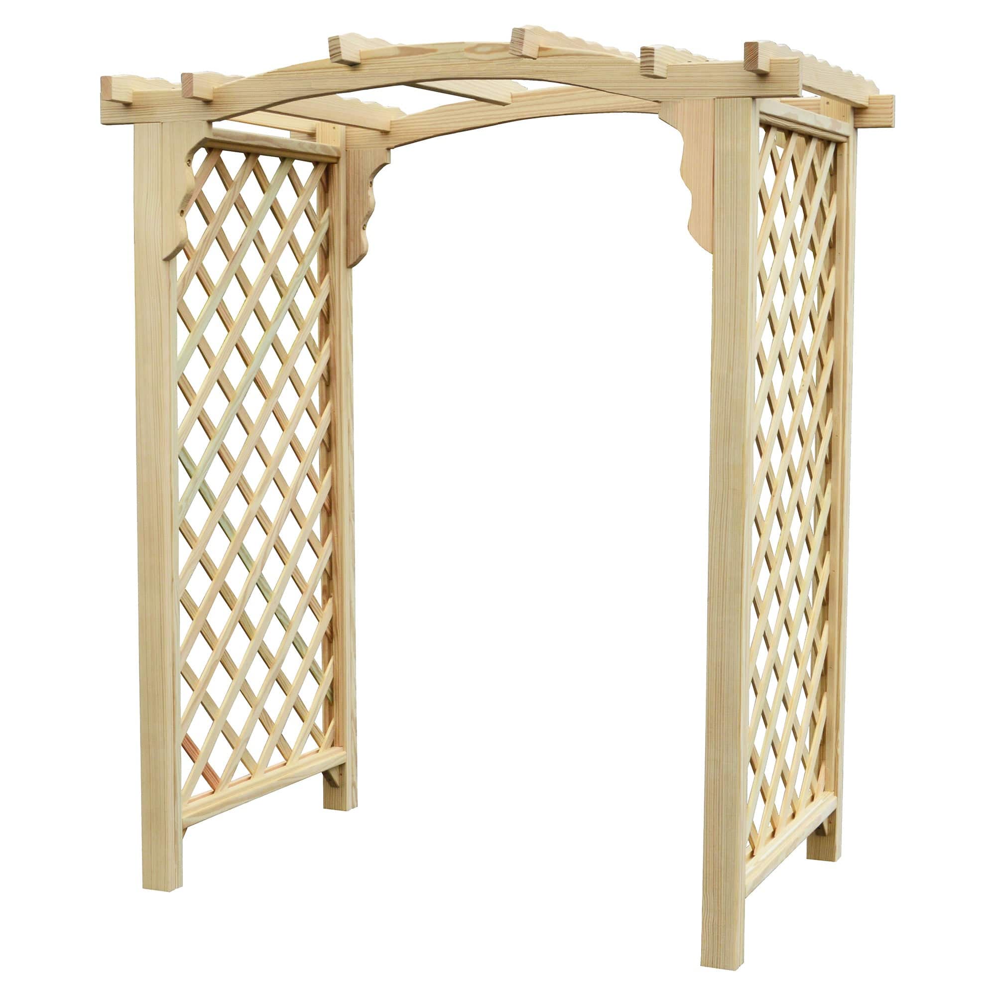 Heritage Lawncraft Newberry Pressure Treated Wooden Garden Arbor